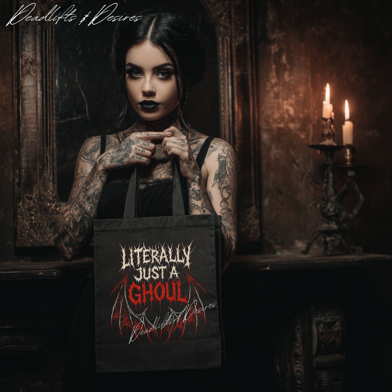 Literally Just A Ghoul Tote Bag