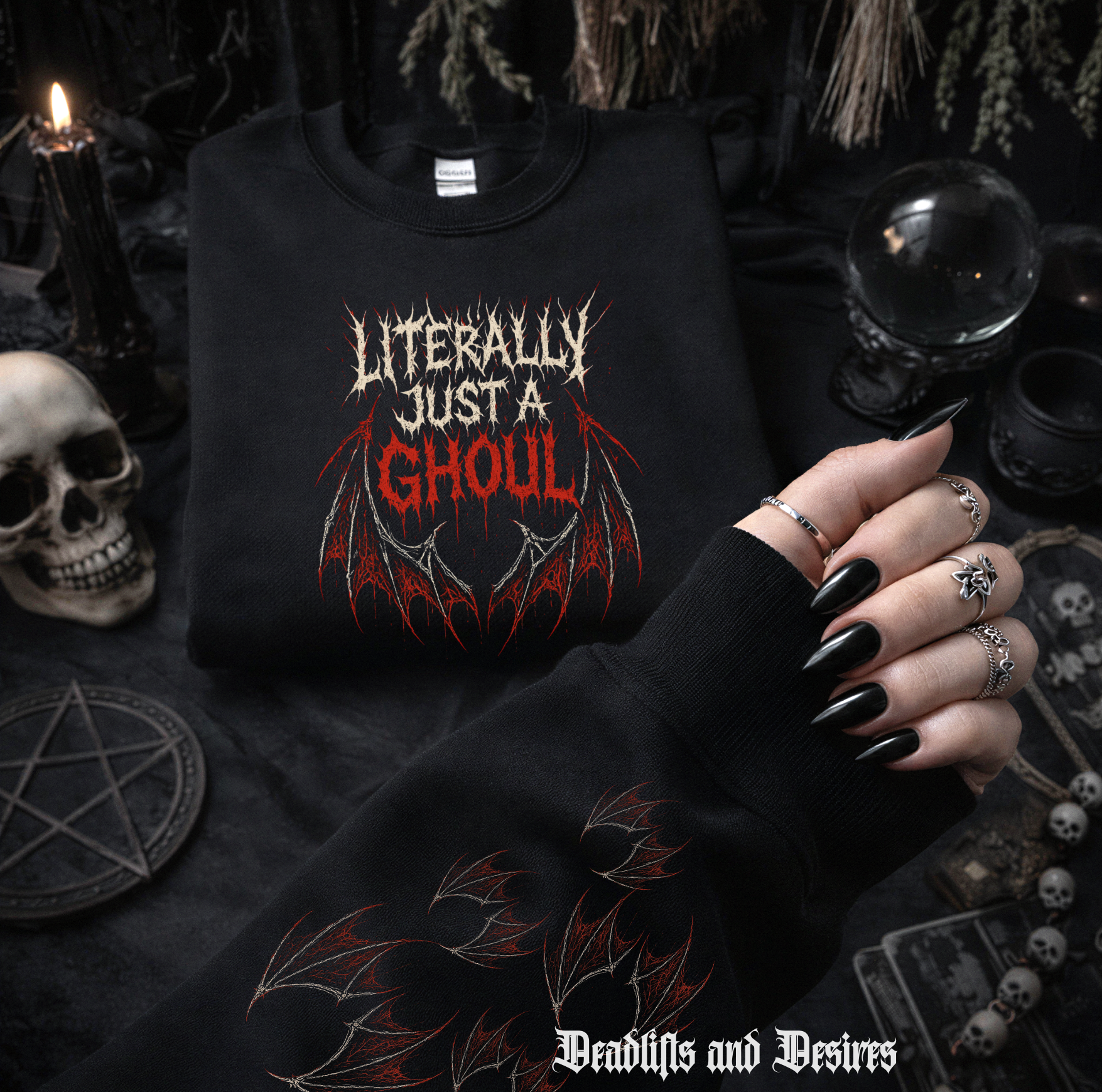 Just A Ghoul Crewneck