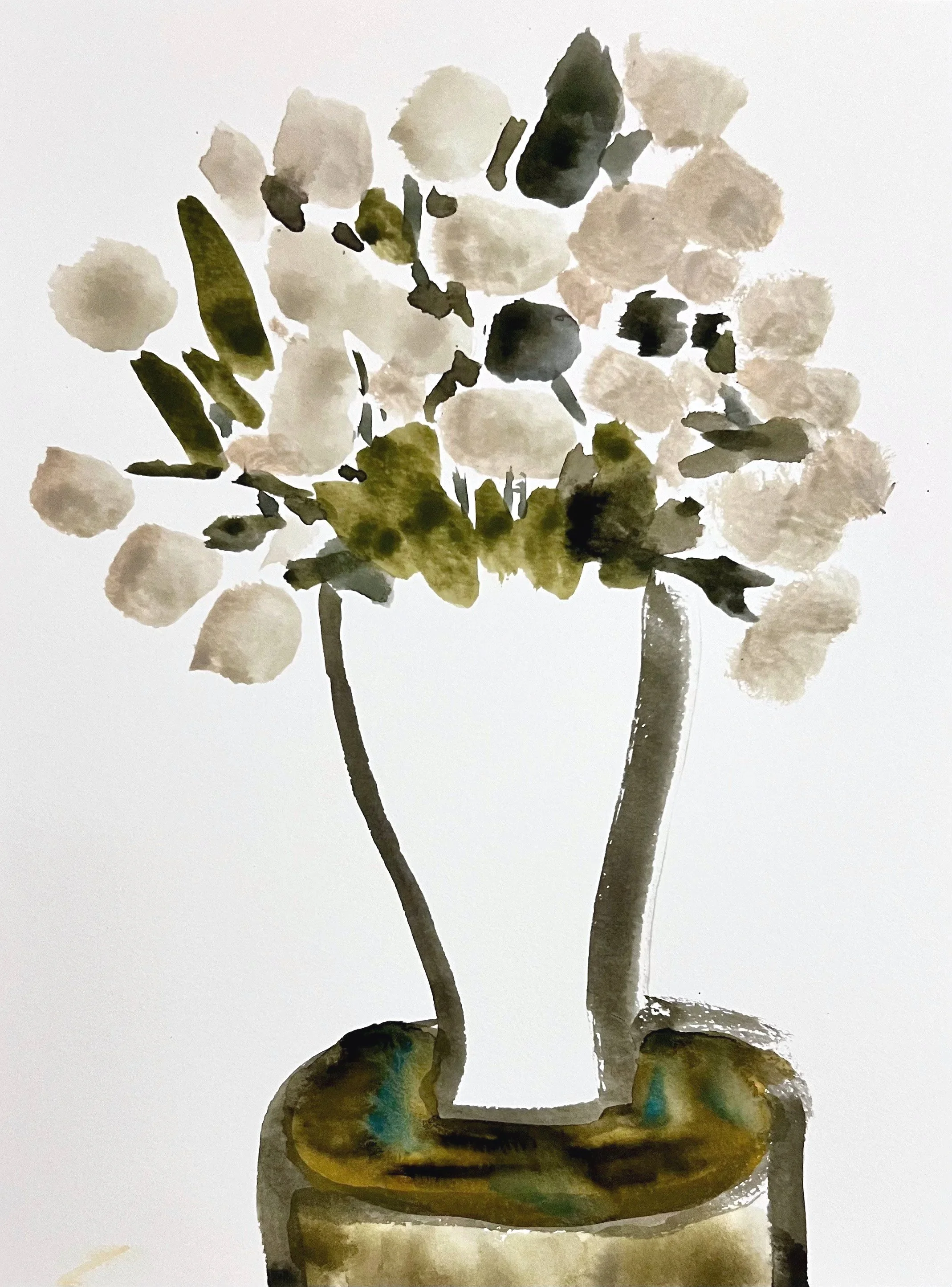 "Tall Vase & Pinks"