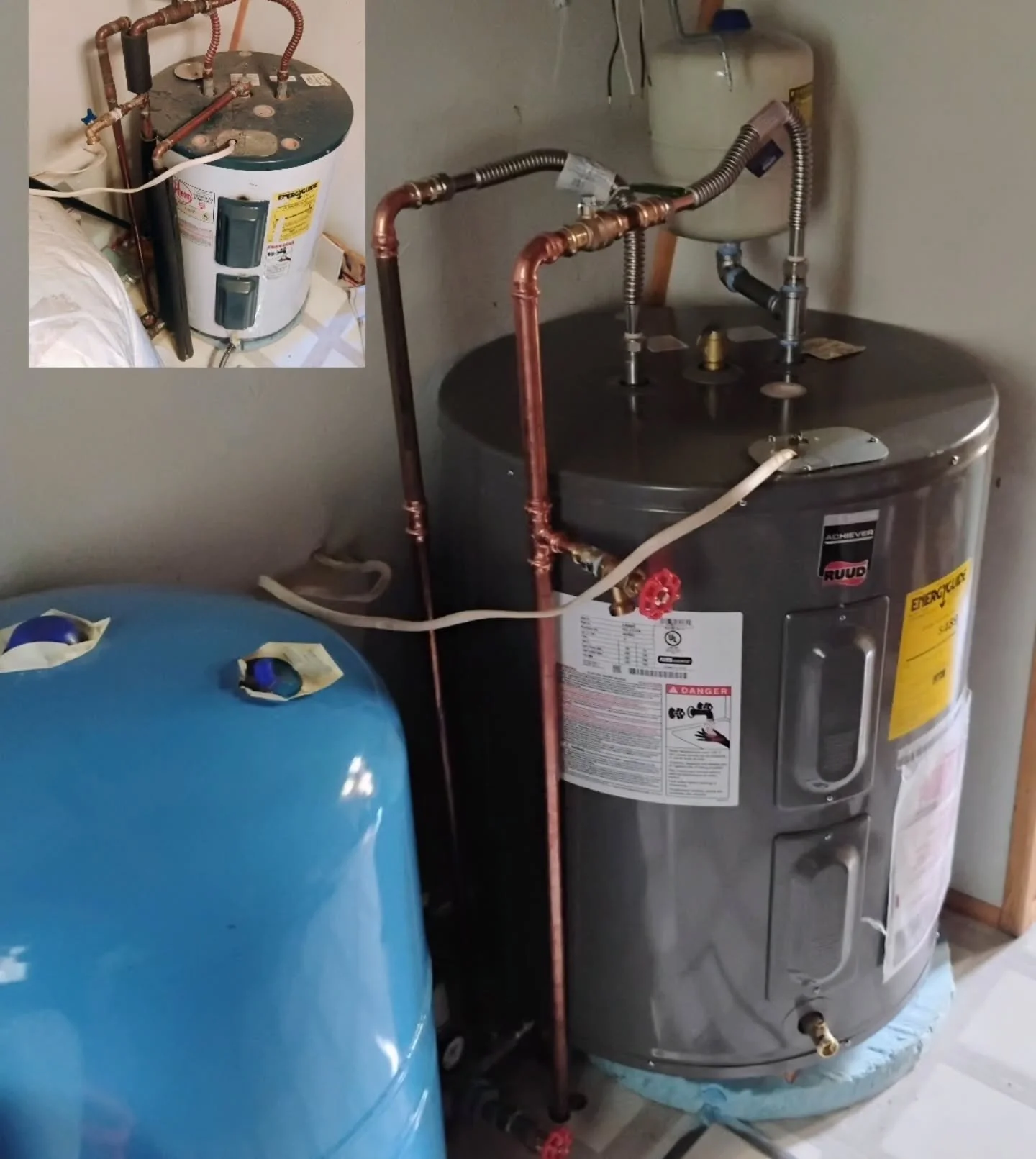 🔥 Keep Your Hot Water Flowing All Year! Save by booking today! 

➡️ We offer:

✔ Pressure relief valve check
✔ Tank flush &amp; sediment removal
✔ Anode rod inspect/replace
✔ Thermostat &amp; temp check
✔ Leak inspection
✔ Insulation performance che