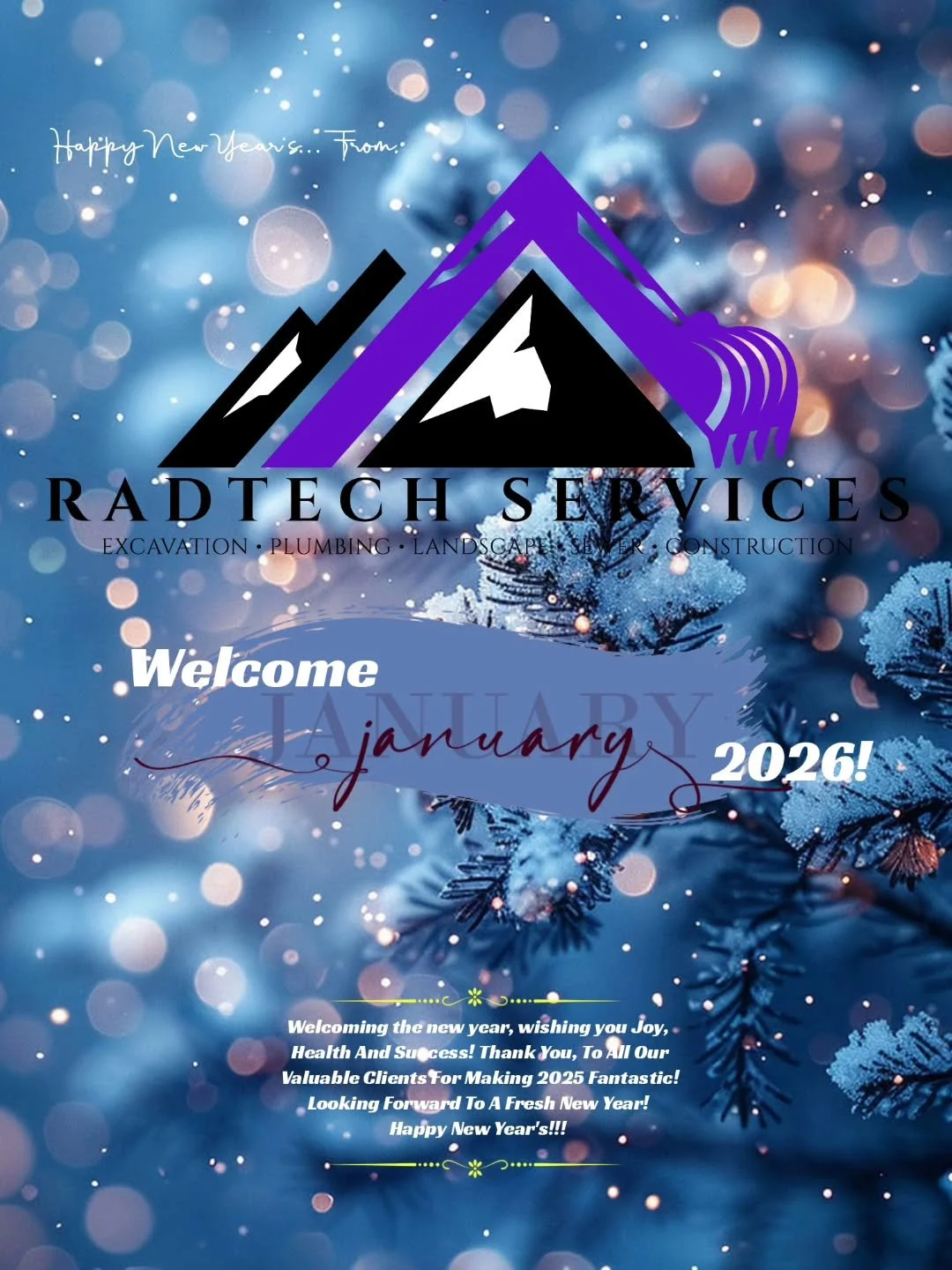 Happy New Year! From our RADtech Services Family to you! 

#happynewyear2026❤️ #fypage #fypage✨ #viral #welcome2026