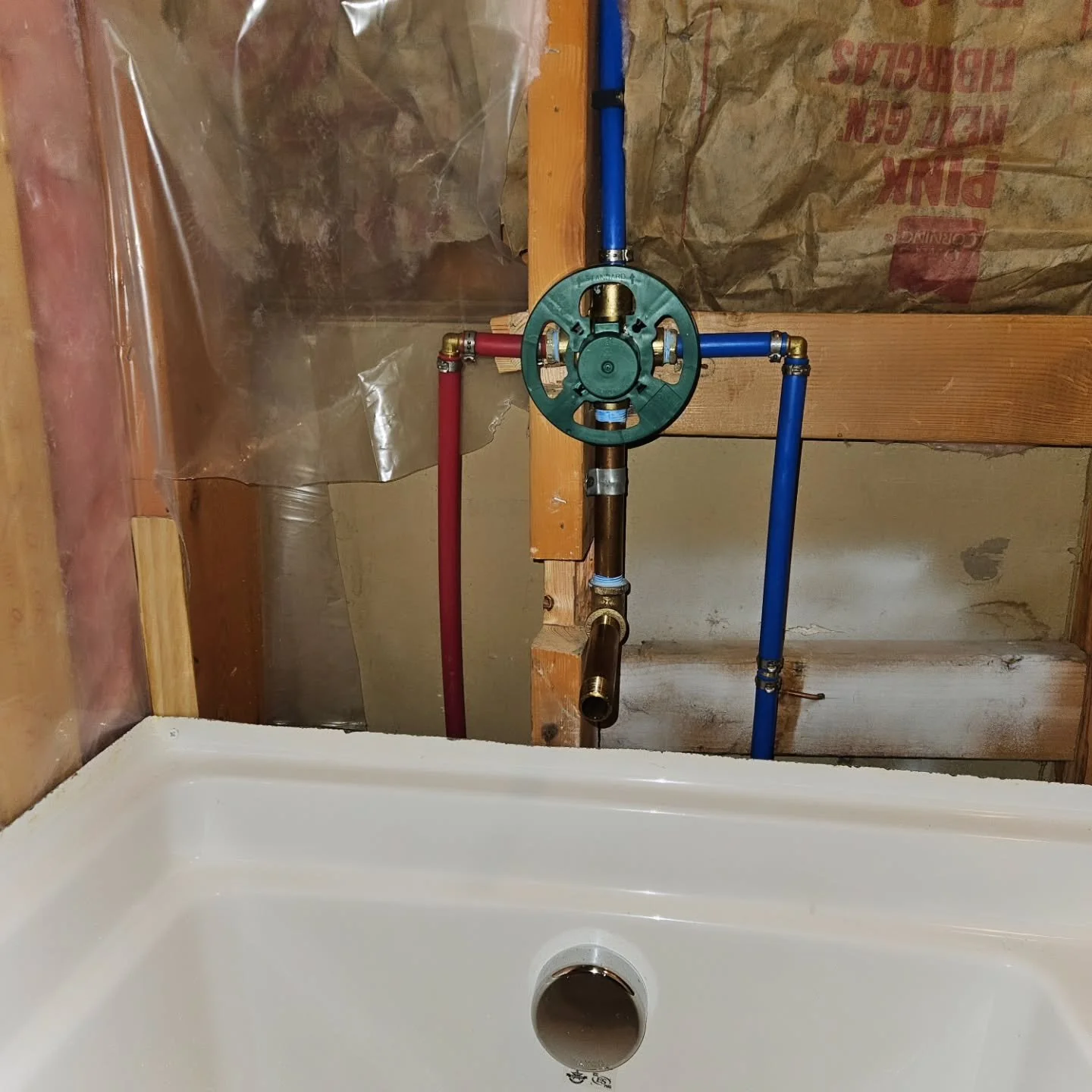 Rough-in finished on this remodel!

#plumbingdoneright #remodeling #bathroomrenovations #homeupgrades #radtechservicesplumbing