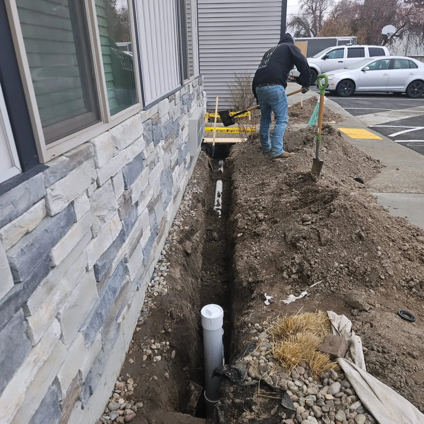 Back filled and ready to go! 🧻🚽🪠

#sewer #sewerlinereplacement #excavating #radtechservicesplumbing #plumbingserviceandrepair