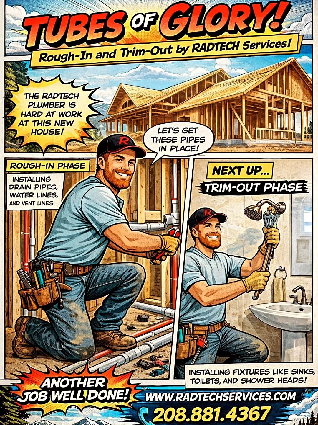 🔧The Weekly Wrench🔧

This week&rsquo;s episode 2: &ldquo;From Skeletons to Showroom&rdquo;

Ever wonder what your house looks like before the walls go on?
Yeah&hellip; it&rsquo;s basically a maze of pipes that only a plumber (and maybe a raccoon) c