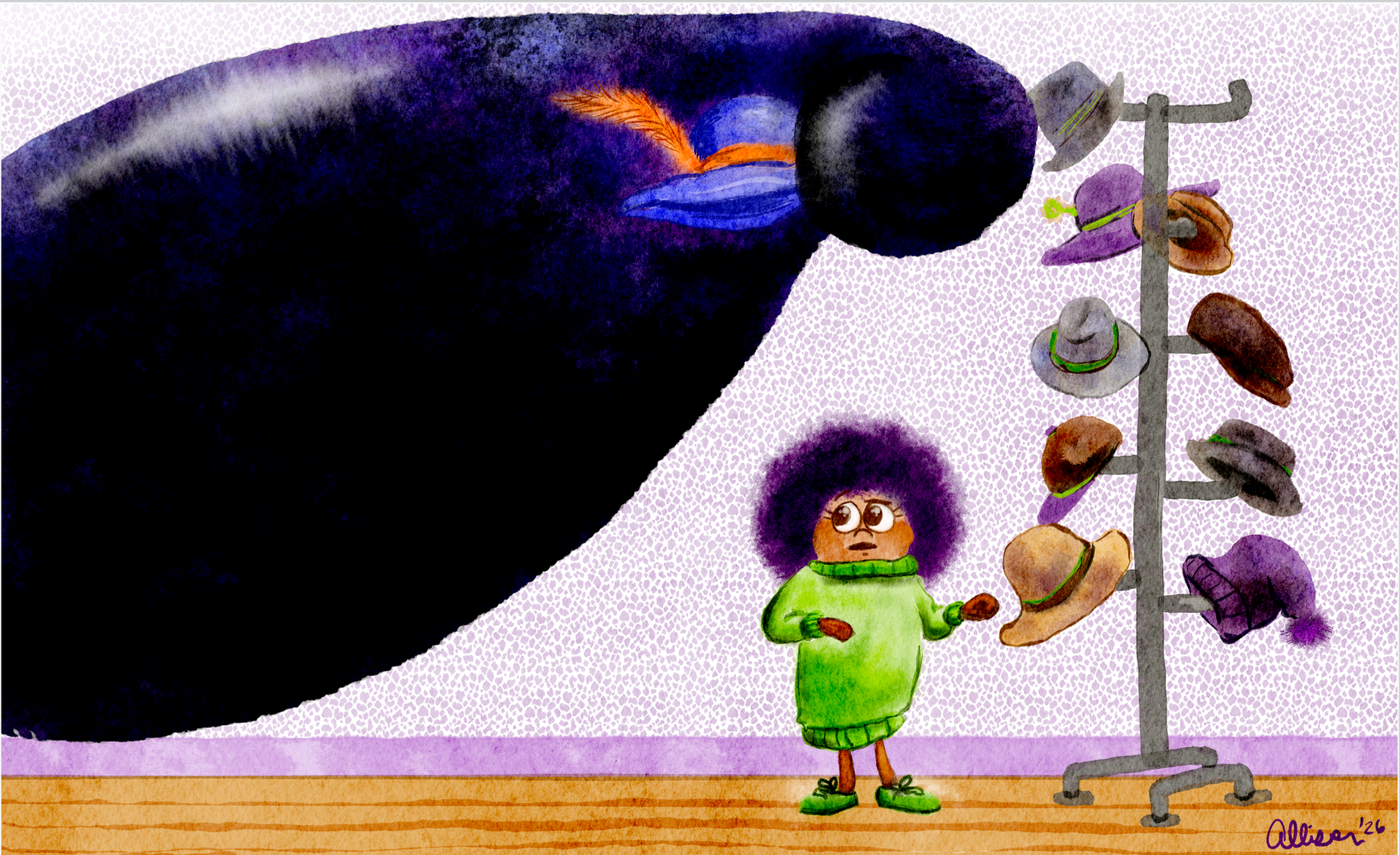 Do you wear a hat just like an...