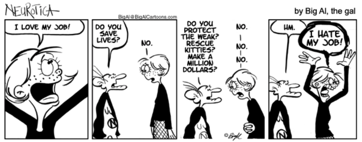 NEUROTICA comic strip by Allison Garwood