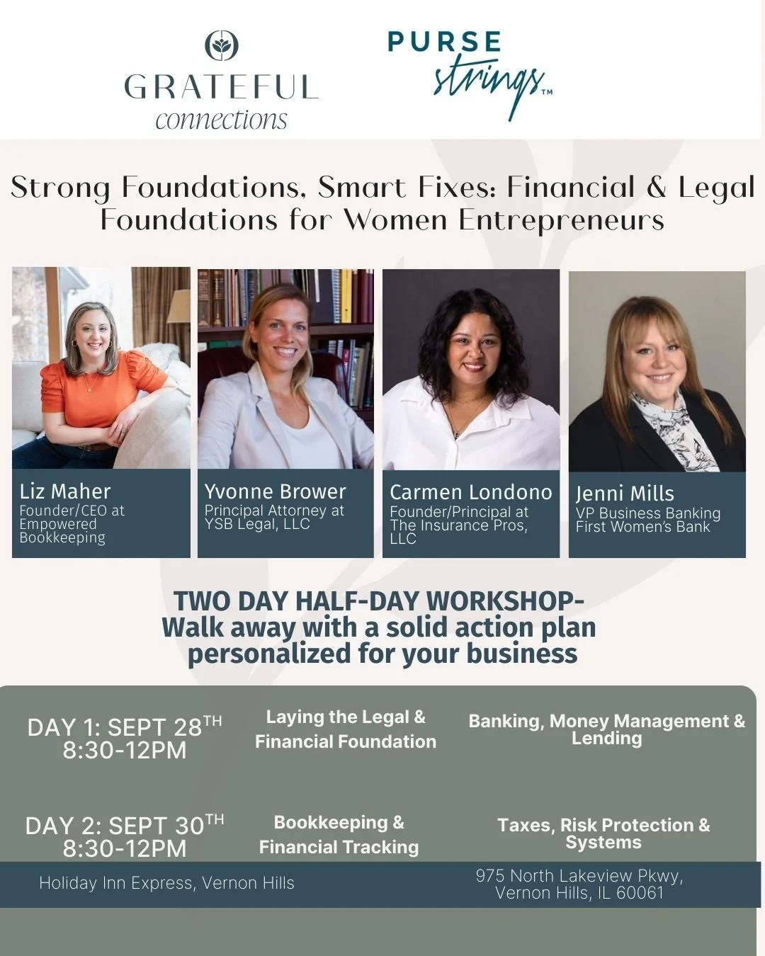 Strong Foundations, Smart Fixes Workshop