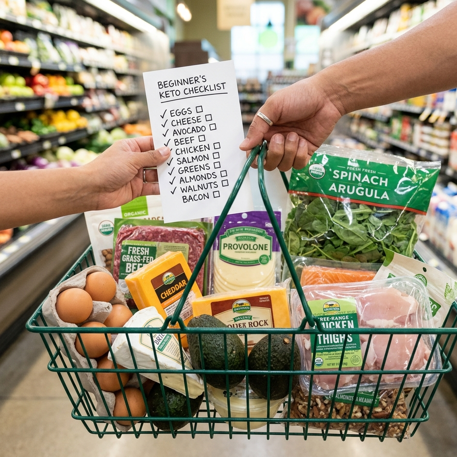 Keto Beginners Grocery Shopping List