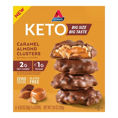 Target Keto Atkins Caramel Almond Clusters
