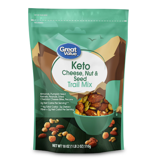 Walmart Keto Cheese, Nut & Seed Trail Mix