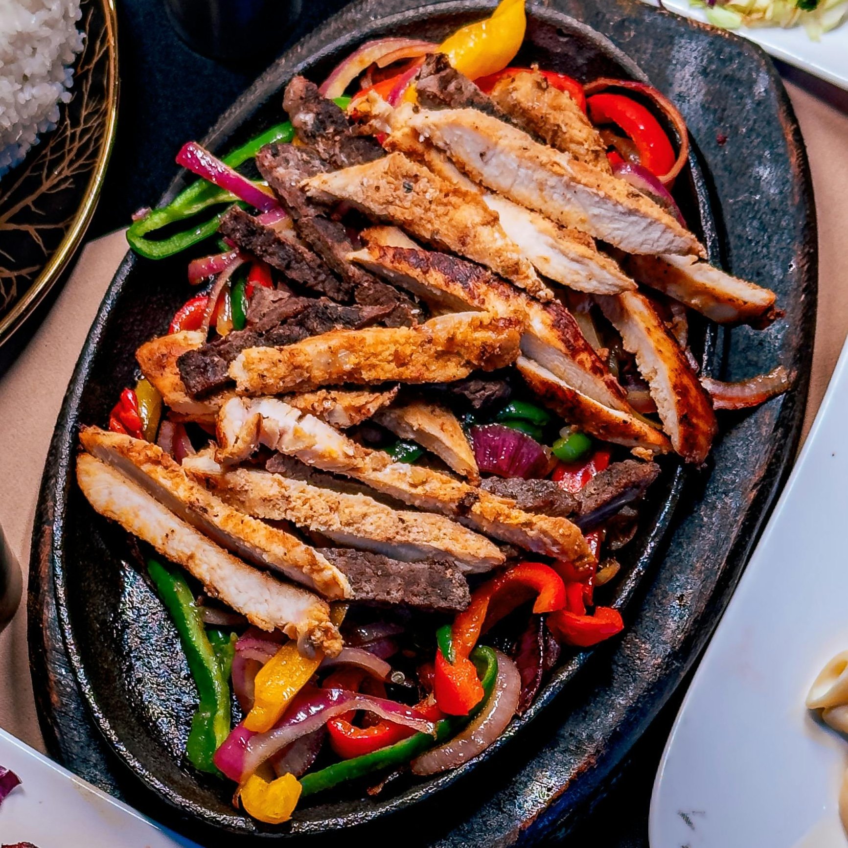 Lazy Keto Chicken Fajitas or Fajita Bowl