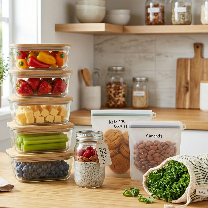 Plastic-Free Keto Food Storage