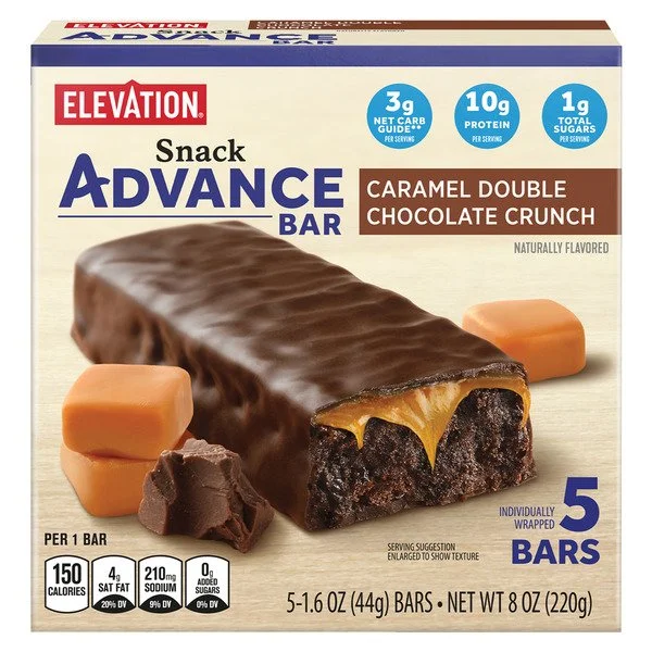 Aldi Keto Elevation Bar sCaramel Double Chocolate Crunch