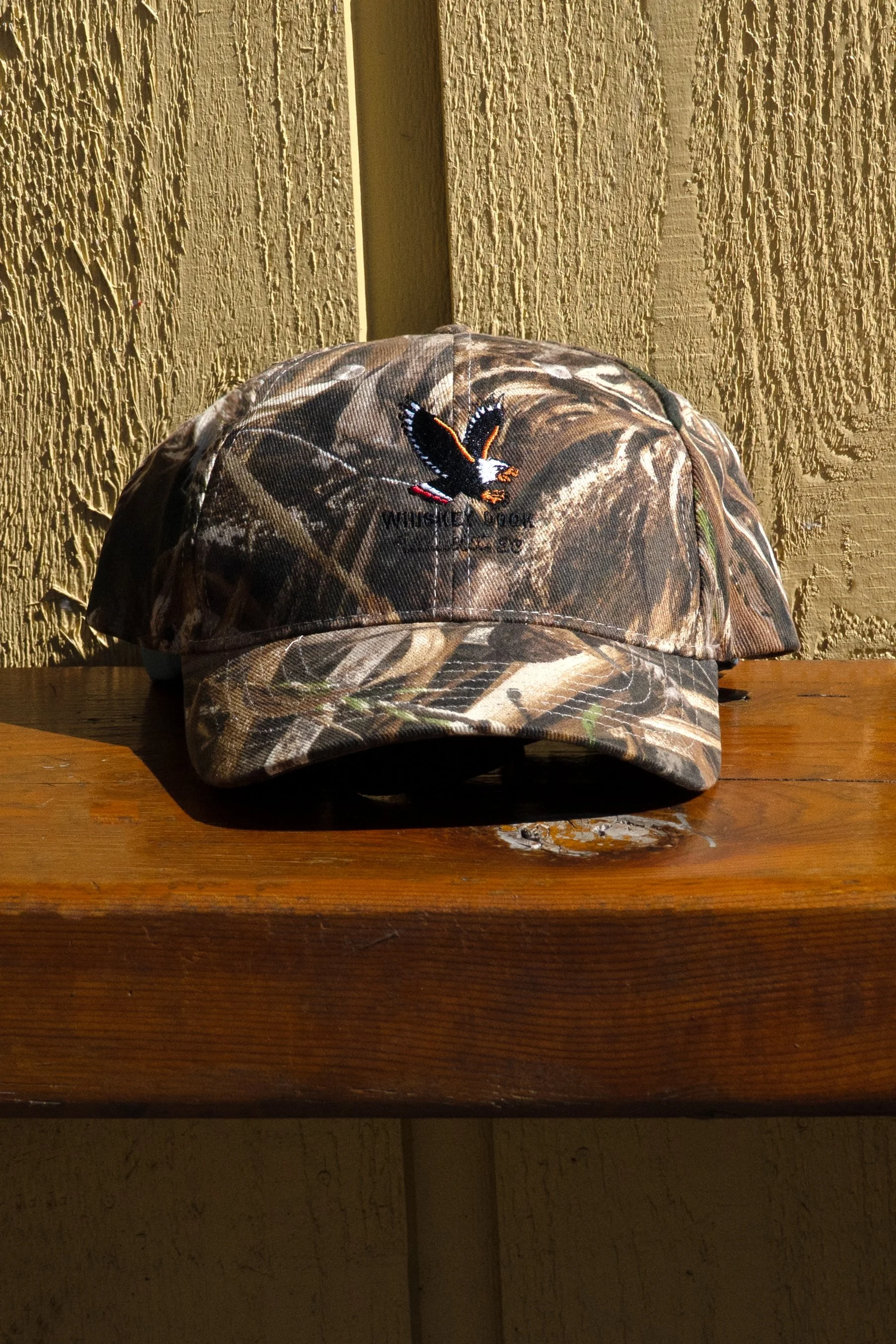 Whiskey Dock's Eagle Camo Baseball Cap