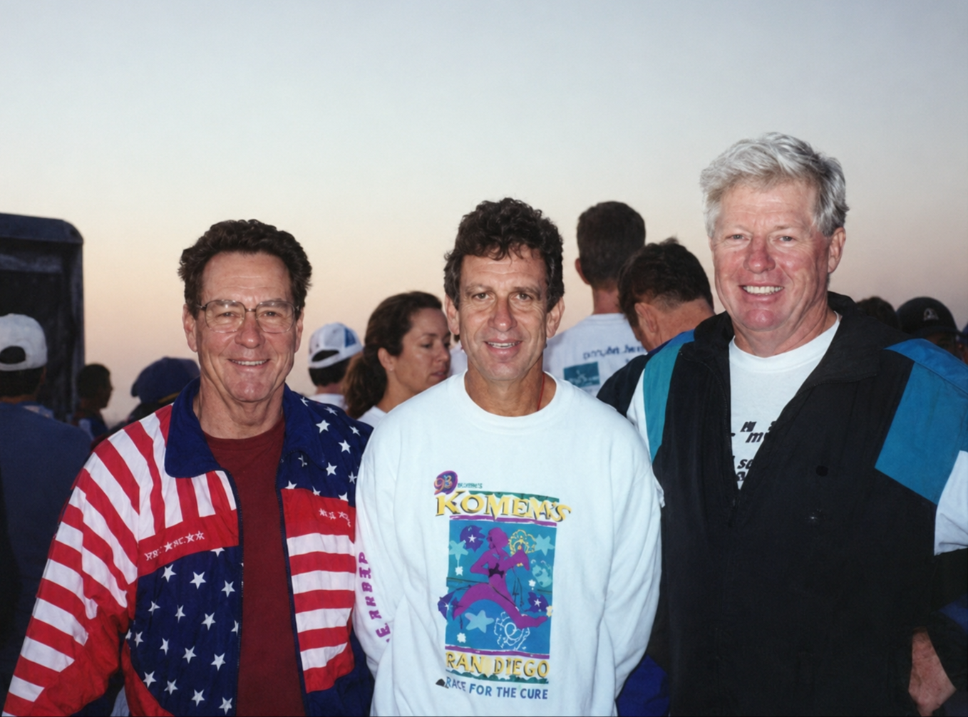 Dr. Bill Phillips, Don Shanahan, and Jack Johnstone. (Courtesy of the Johnstone Family collection)