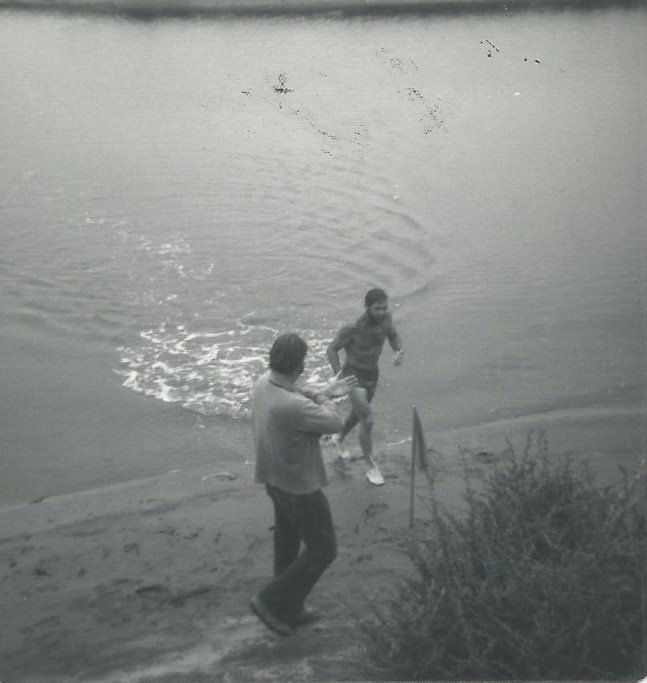 Bill Phillips, First Place finisher of the First Triathlon, September 25, 1974. (Courtesy, Jack Johnstone family)