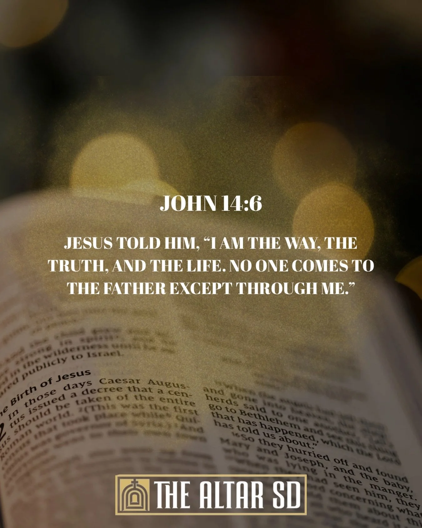 Who is Jesus, and why does it matter?
Join us as we explore the Bible together and discover who Jesus is through His Word.

📖 Bible Study &mdash; Thursdays at 6:30 PM
⛪ Sunday Services &mdash; launching Spring 2026

#thealtarsd #sandiego #jesus