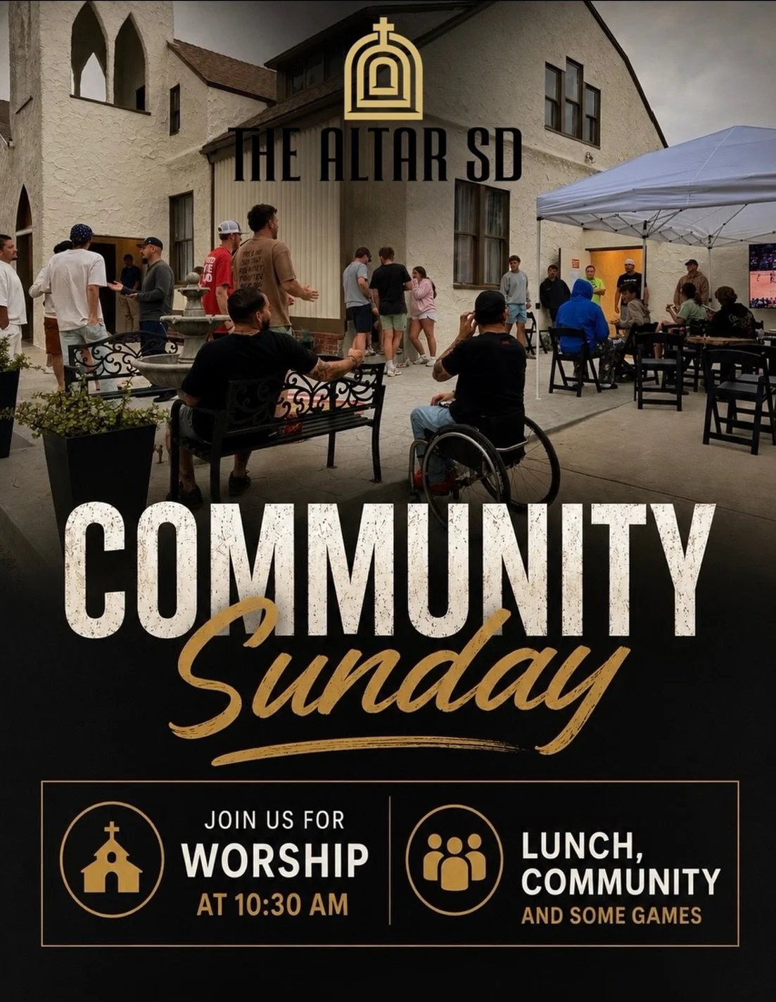 Community Sunday is this Sunday!

There&rsquo;s something special about gathering around the table after gathering around God&rsquo;s Word.

Join us this Sunday for worship at 10:30 AM, then stick around for lunch, meaningful conversation, and a few 