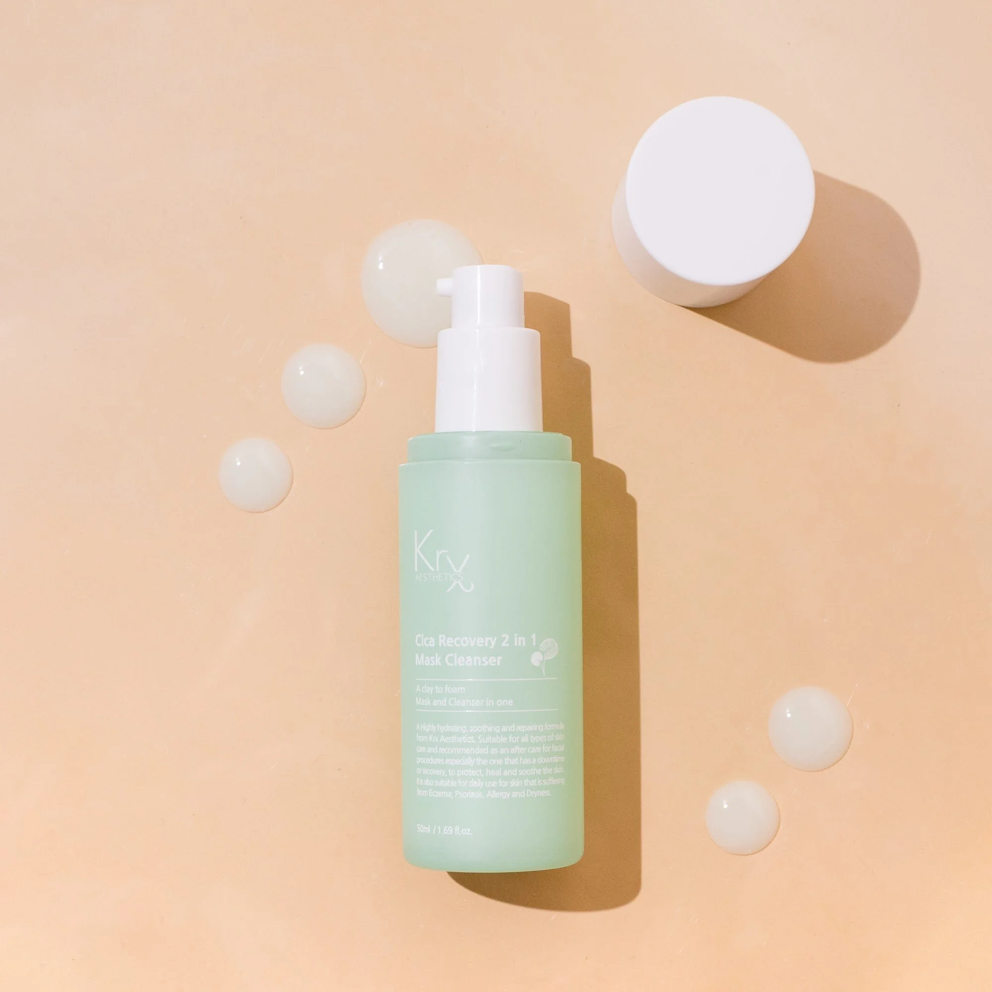 KrX Cica Recovery 2 in 1 Cleanser