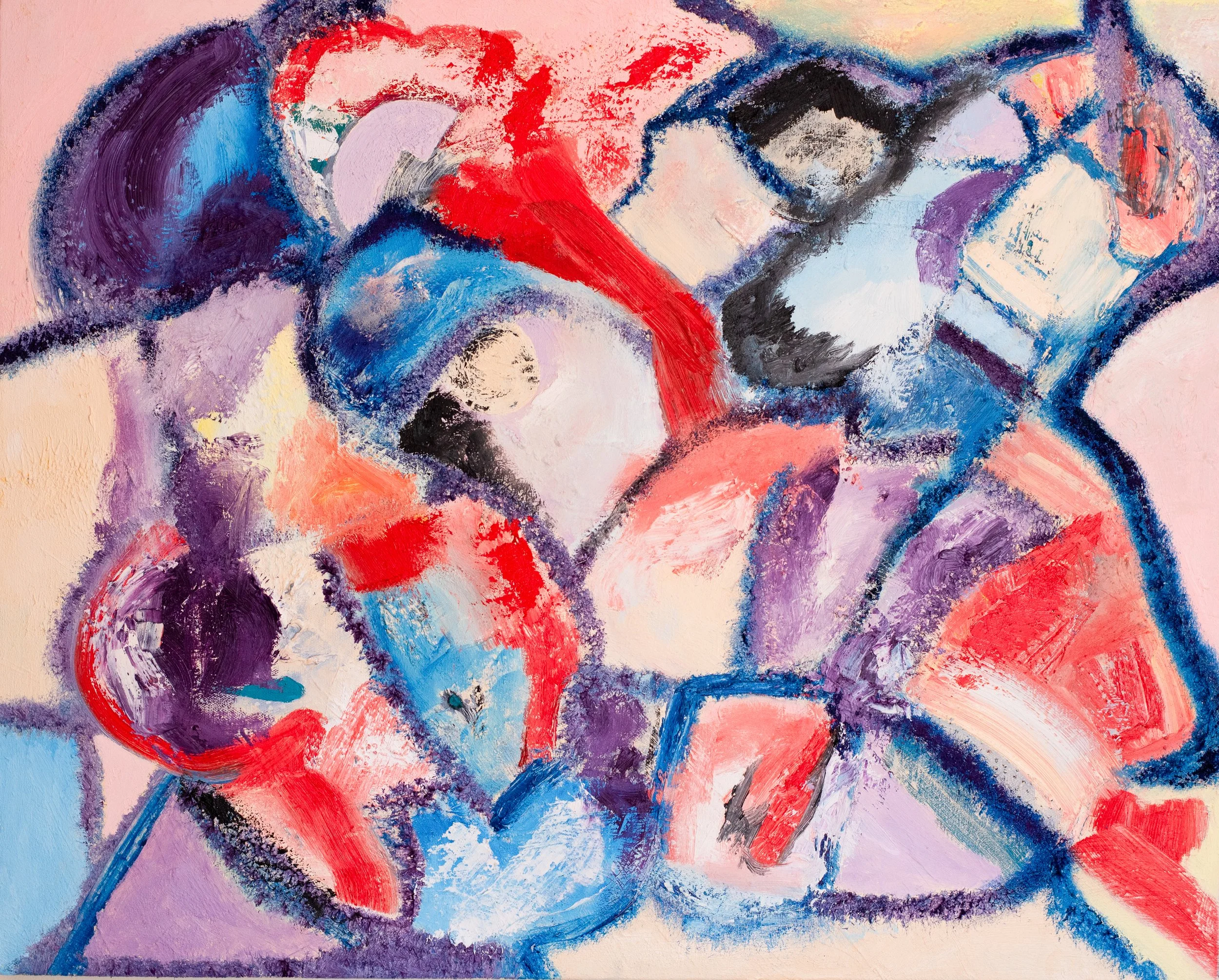 Breaking Barriers, Acrylic on canvas, 24" x 30"