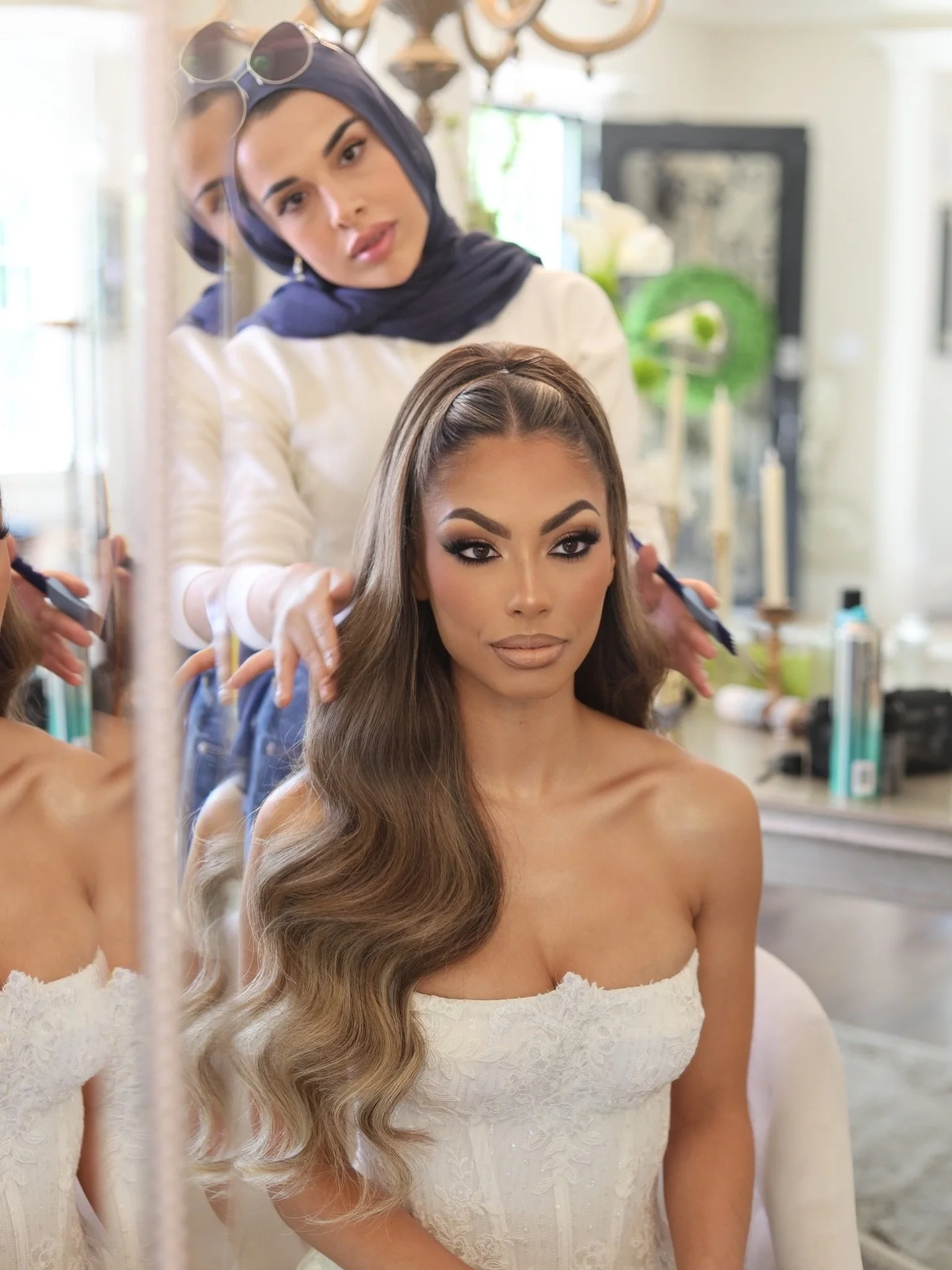 Beautiful @alyssalouiseperry 
Hairstylist @romina_hairstyles 
Makeup artist @beautyy_by_lo 
Dress @jadore.kouture 
Content and pictures @kays__social