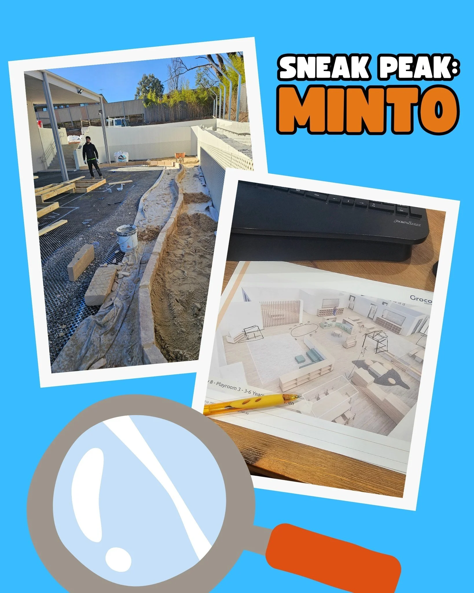 Sneak peek behind the scenes at our Minto location! 👀✨ Everything is moving full steam ahead, and we&rsquo;re so grateful to everyone working tirelessly to bring this dream to life. This will be the biggest Big Bear Academy centre yet, and we can&rs