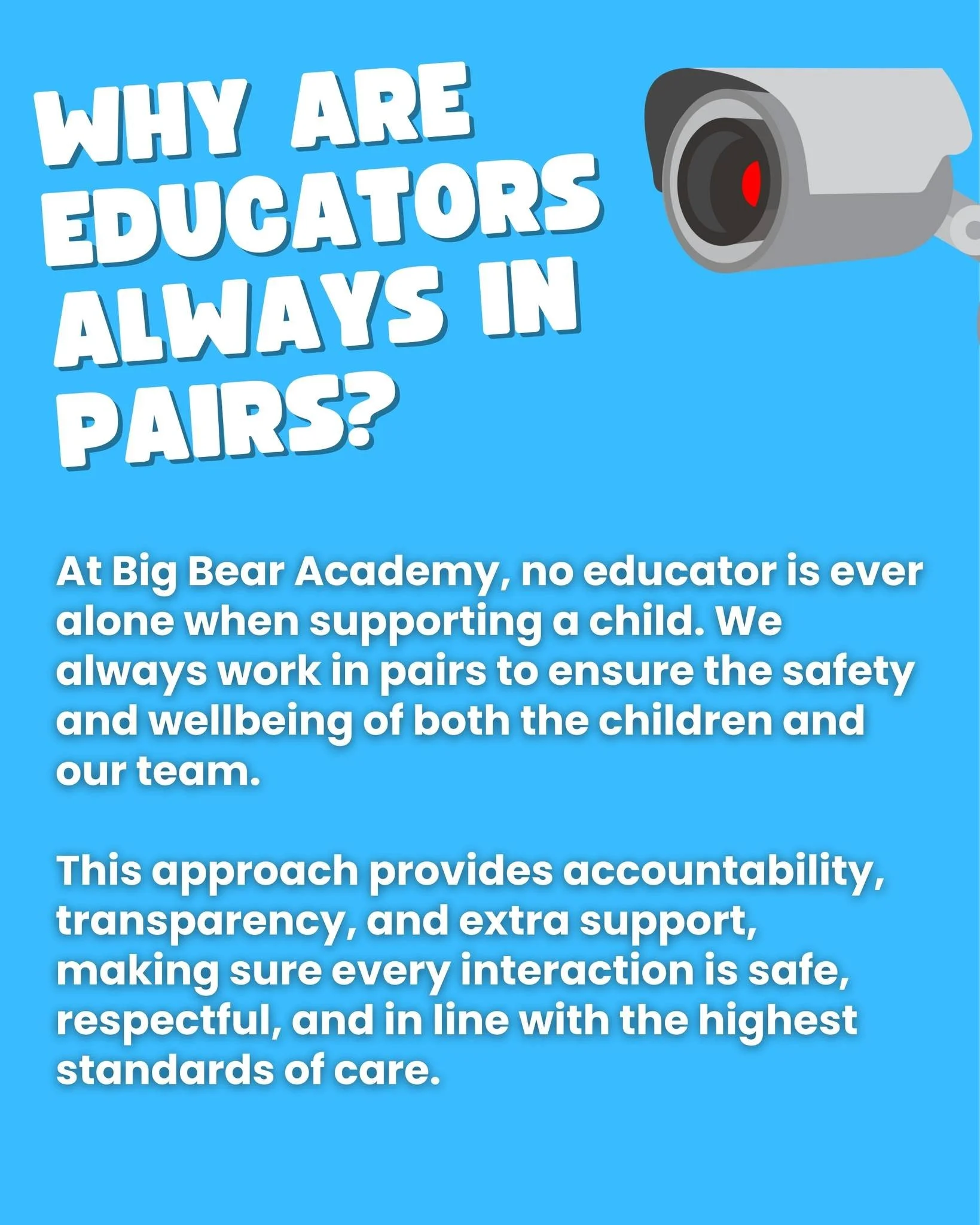 Our educators always work in pairs 💙✨ For us, safety and transparency are non-negotiable. By ensuring no educator is ever alone when supporting a child, we create an environment built on accountability, trust, and respect. This approach means every 