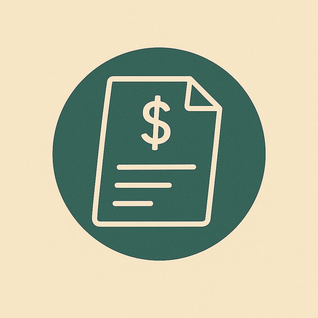 Image of billing form