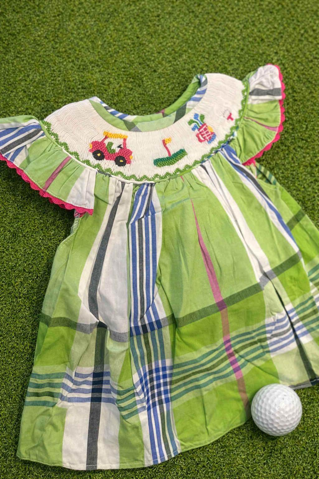 Golf Hand Smocked Dress
