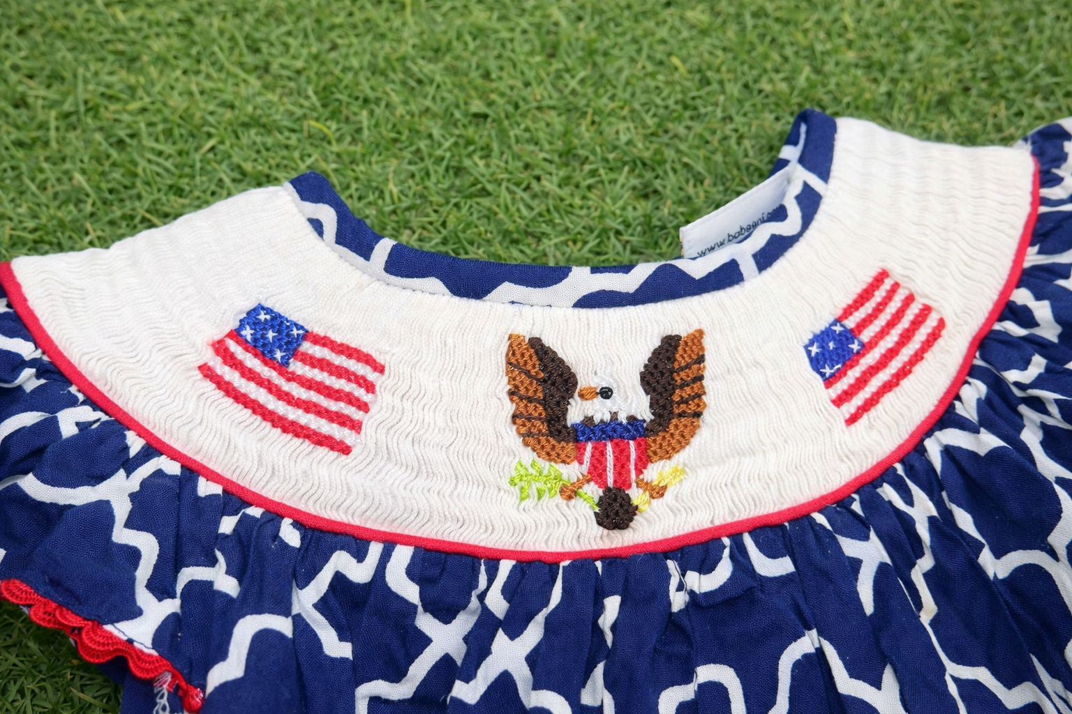 Patriotic Hand Smocked dress