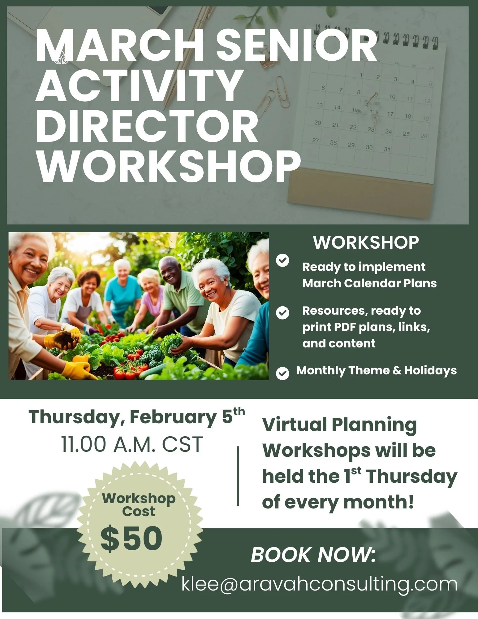 March Calendar Planning