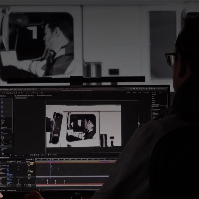 In the TechSteps studio — refining motion and timing for Panasonic “Kitting” Animation.
