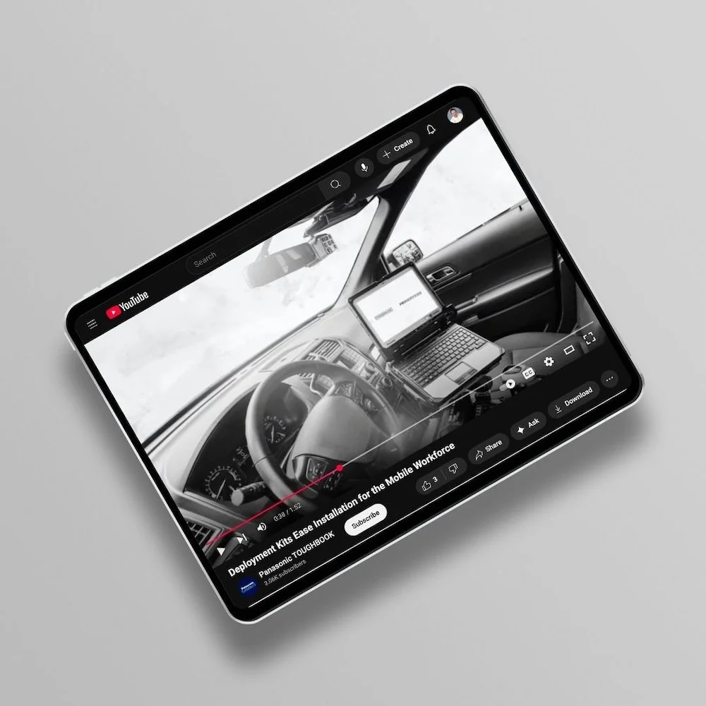 Panasonic “Kitting” Animation — Toughbook in-vehicle setup.