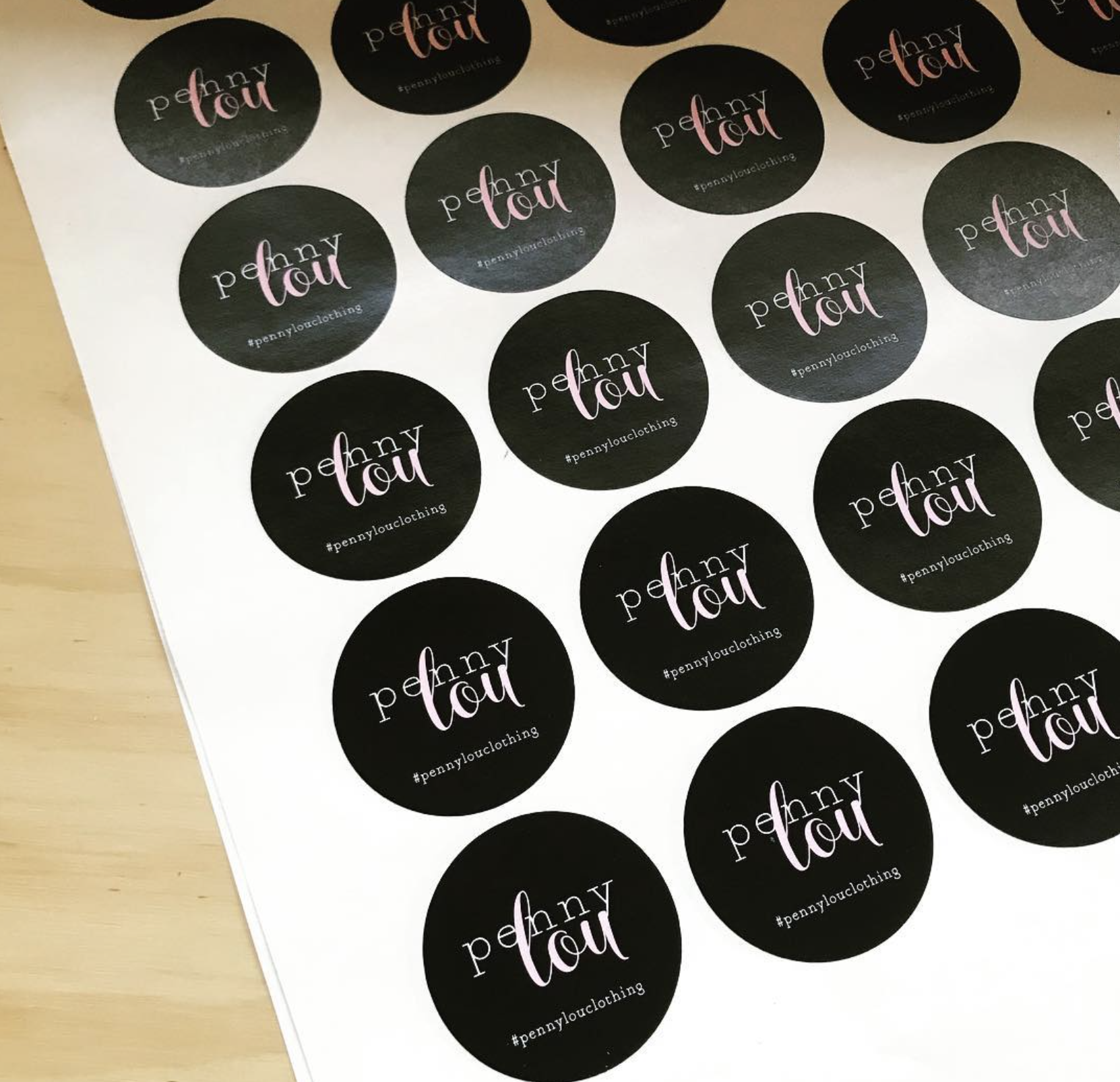 Branding, Stationery, Shopify website for Penny Lou.