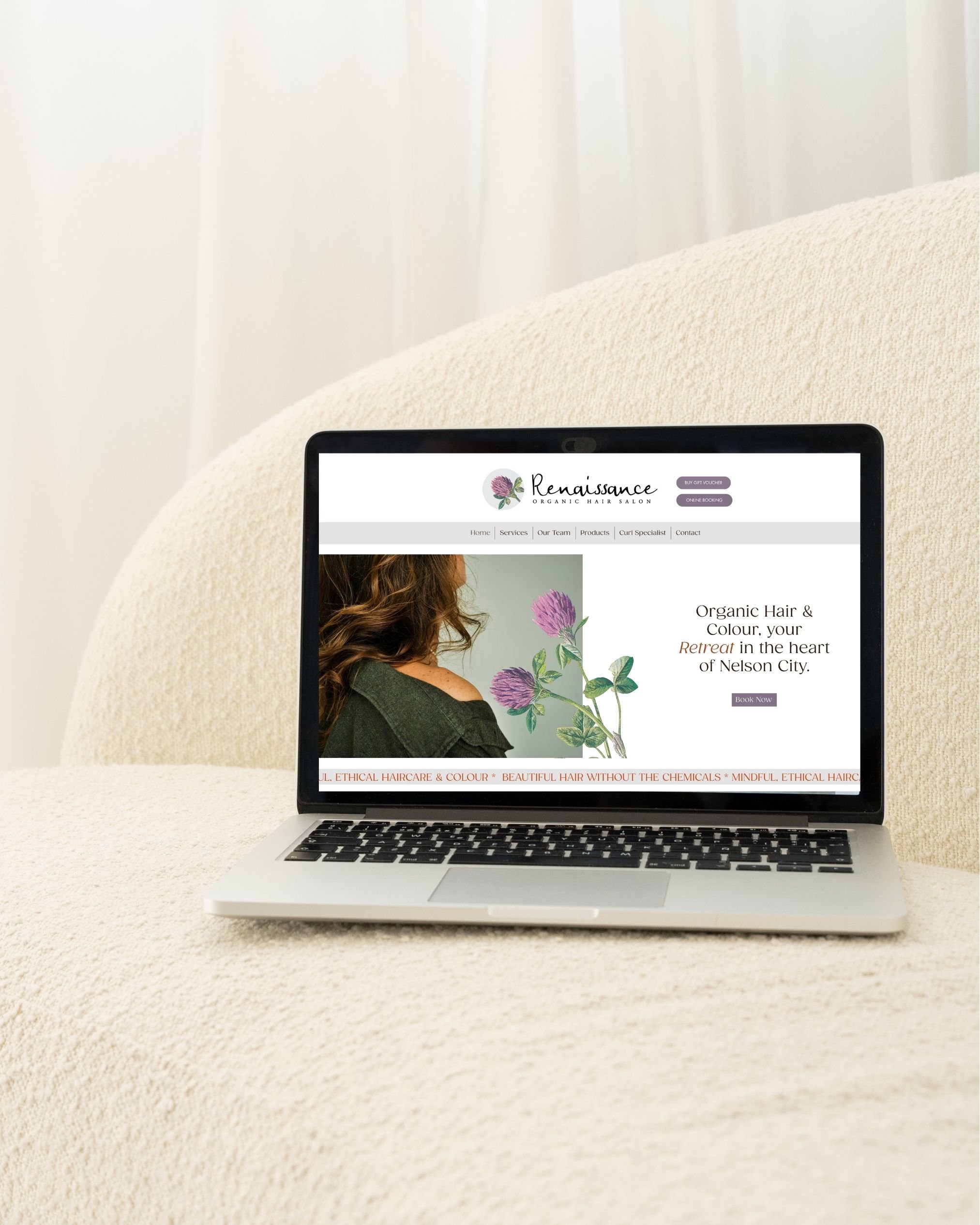 RENAISSANCE ORGANIC HAIR - WIX WEB REFRESH