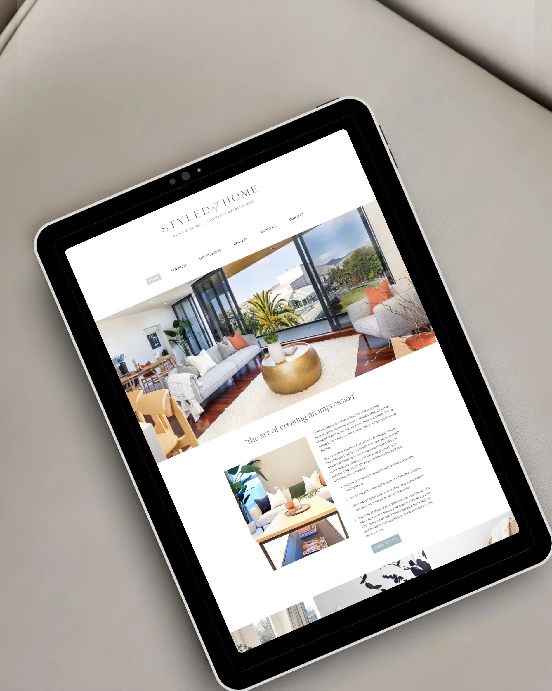 STYLED AT HOME BRAND + WEBSITE