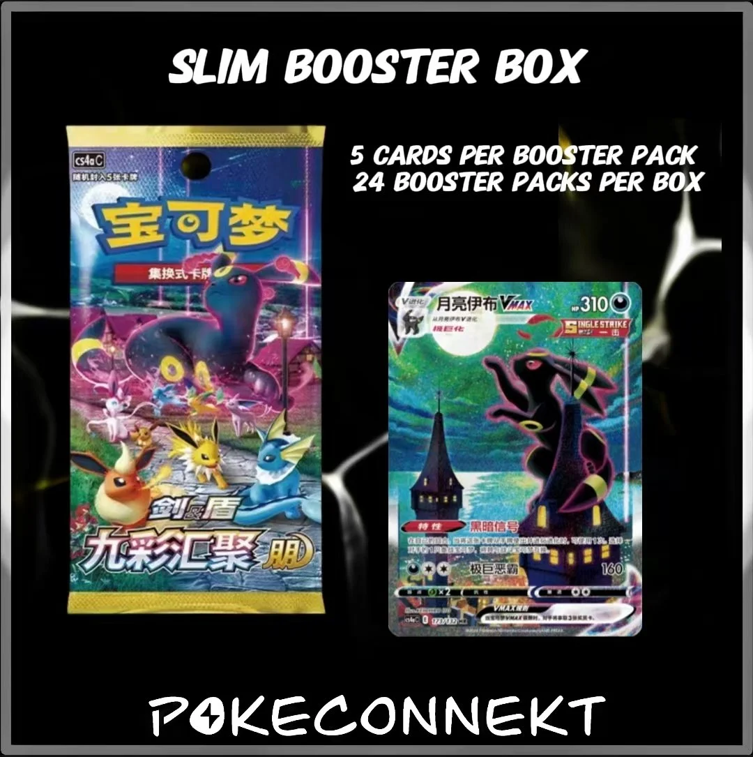Nine Colors Gathering CS4aC Booster Boxes - Simplified Chinese Pokemon