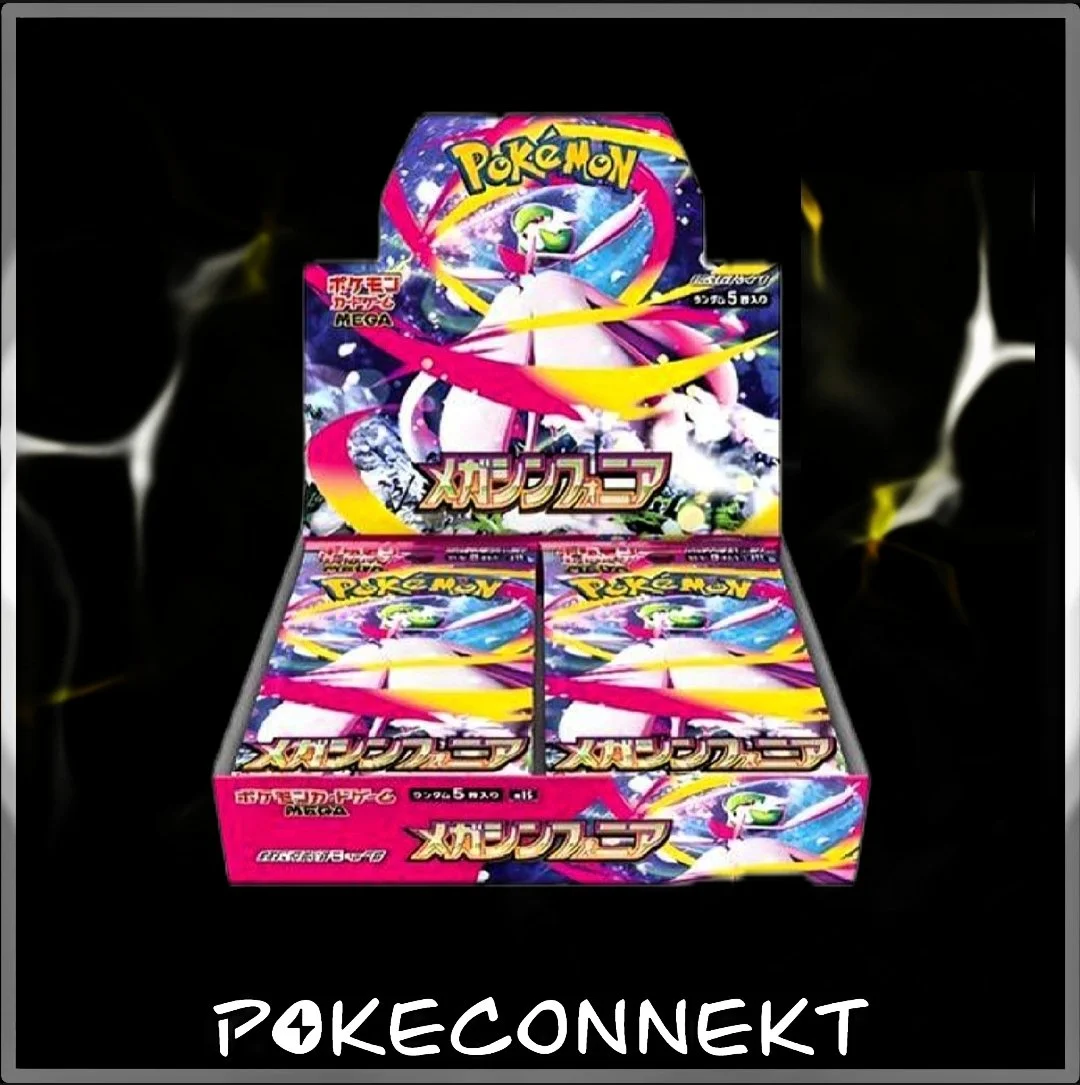 Boosters Mega Symphonia Pokémon Japonais - Lot De 3, 5 Cartes Par Booster, Avec Méga-évolutions
