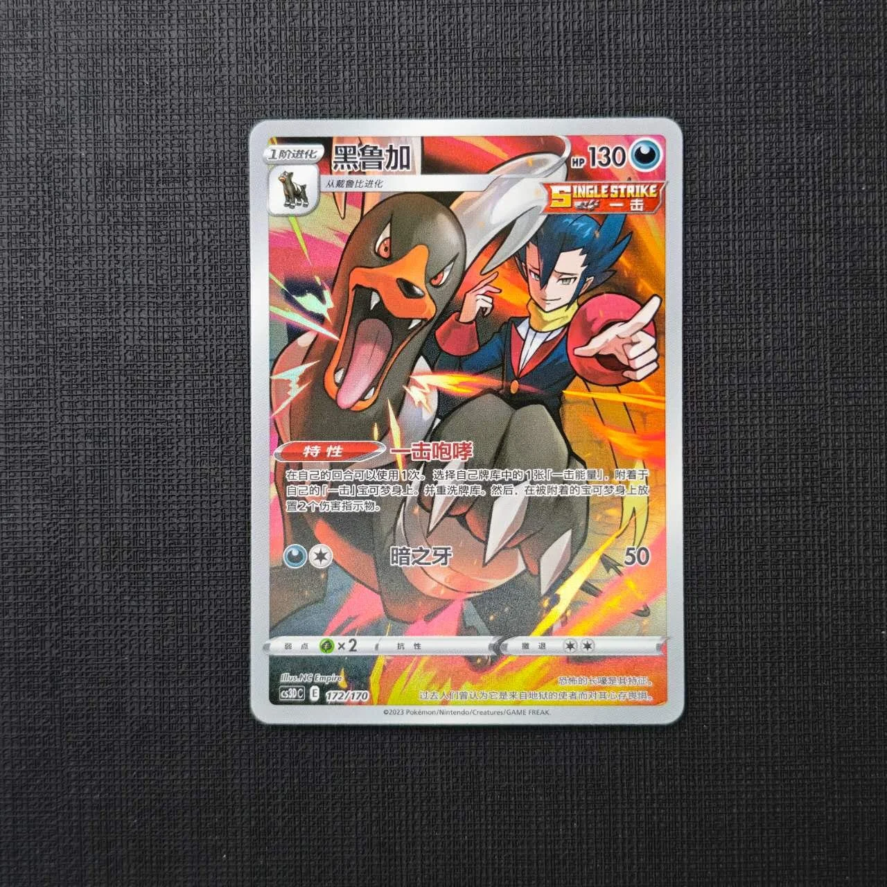 Houndoom  CS3DC 172/170 CHR  S-Chinese Pokemon