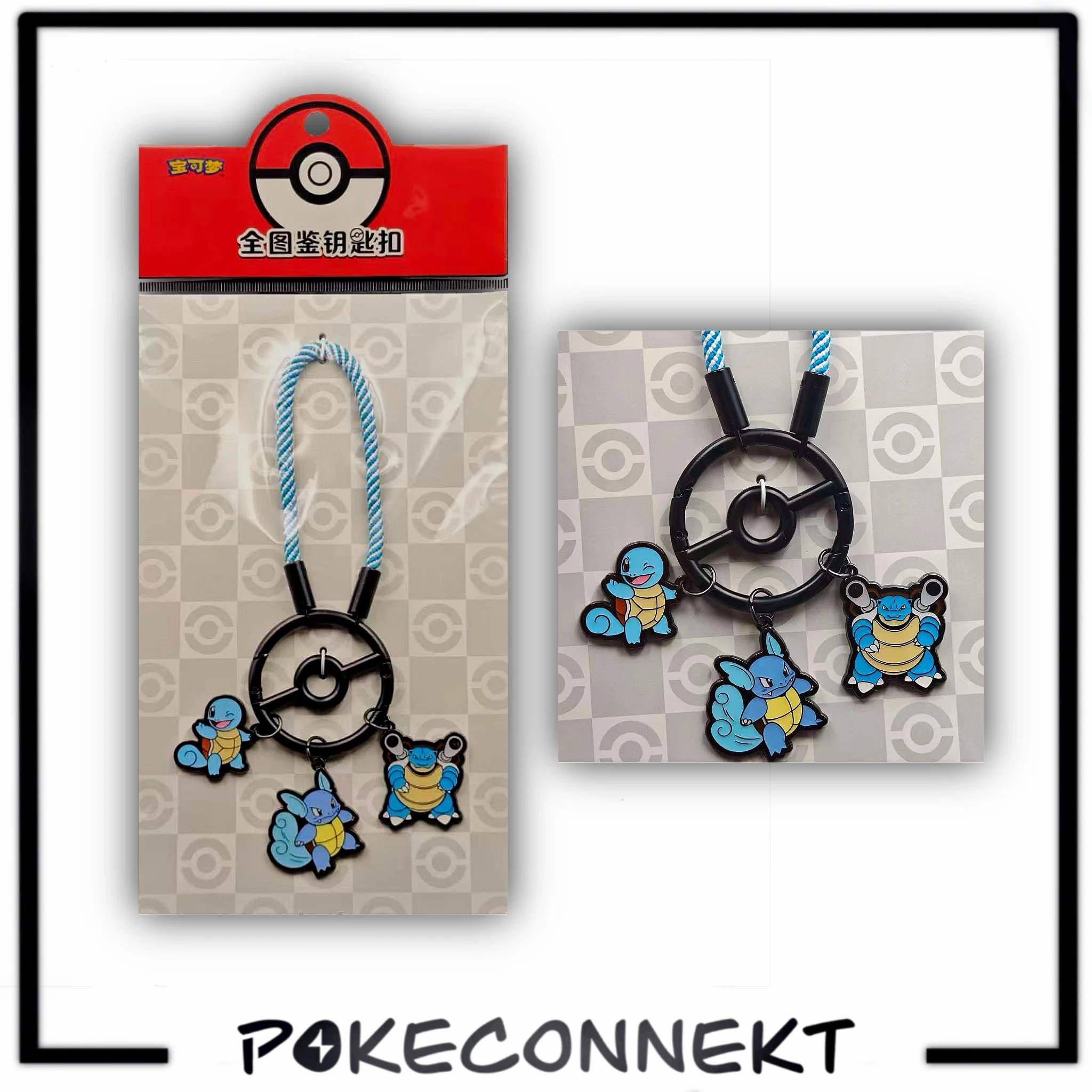 151 Evolutions Keychain (Pokemon Nation Dex charms) Simplified Chinese Pokemon