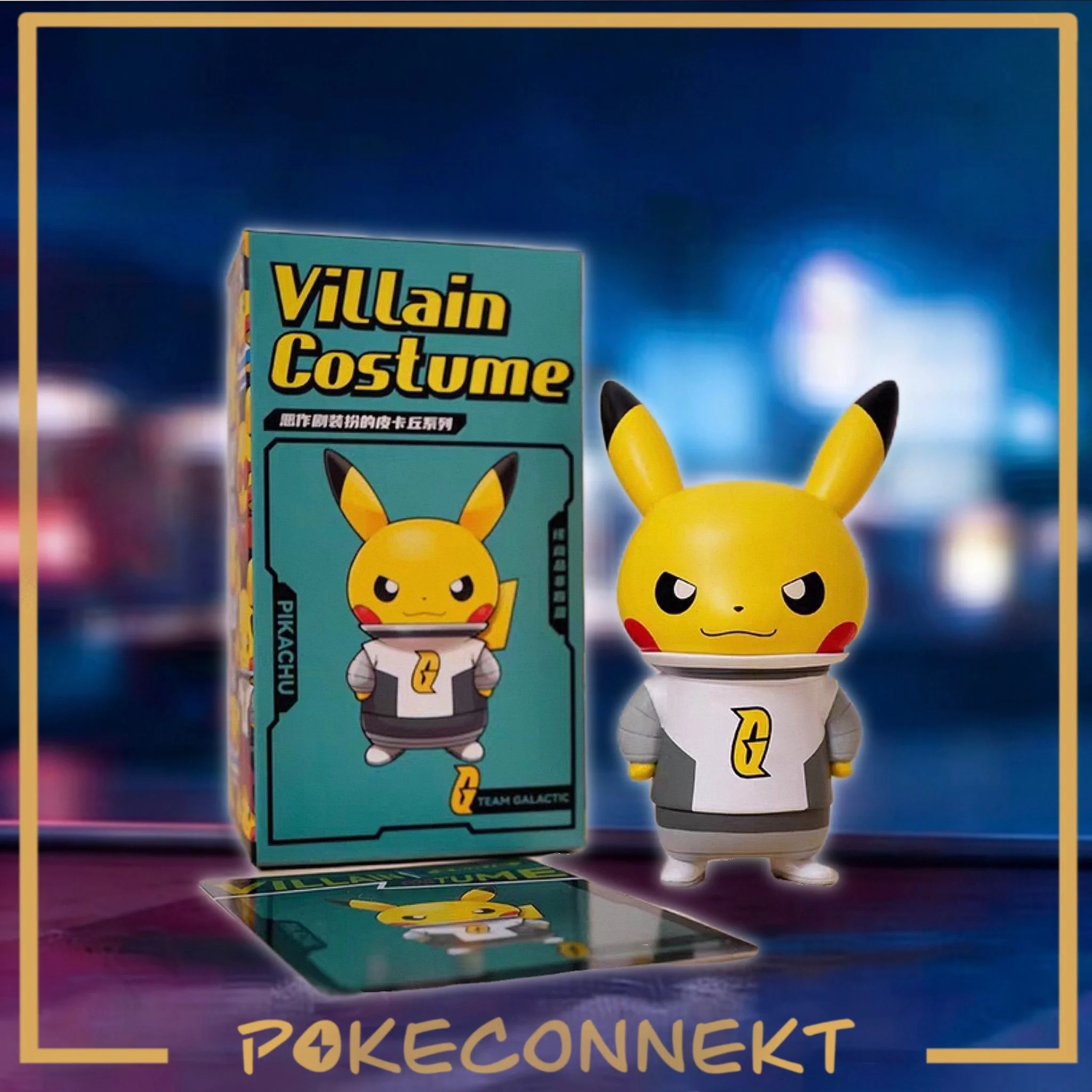 PIKACHU VILLAIN COSTUME FIGURES S-Chinese Pokemon