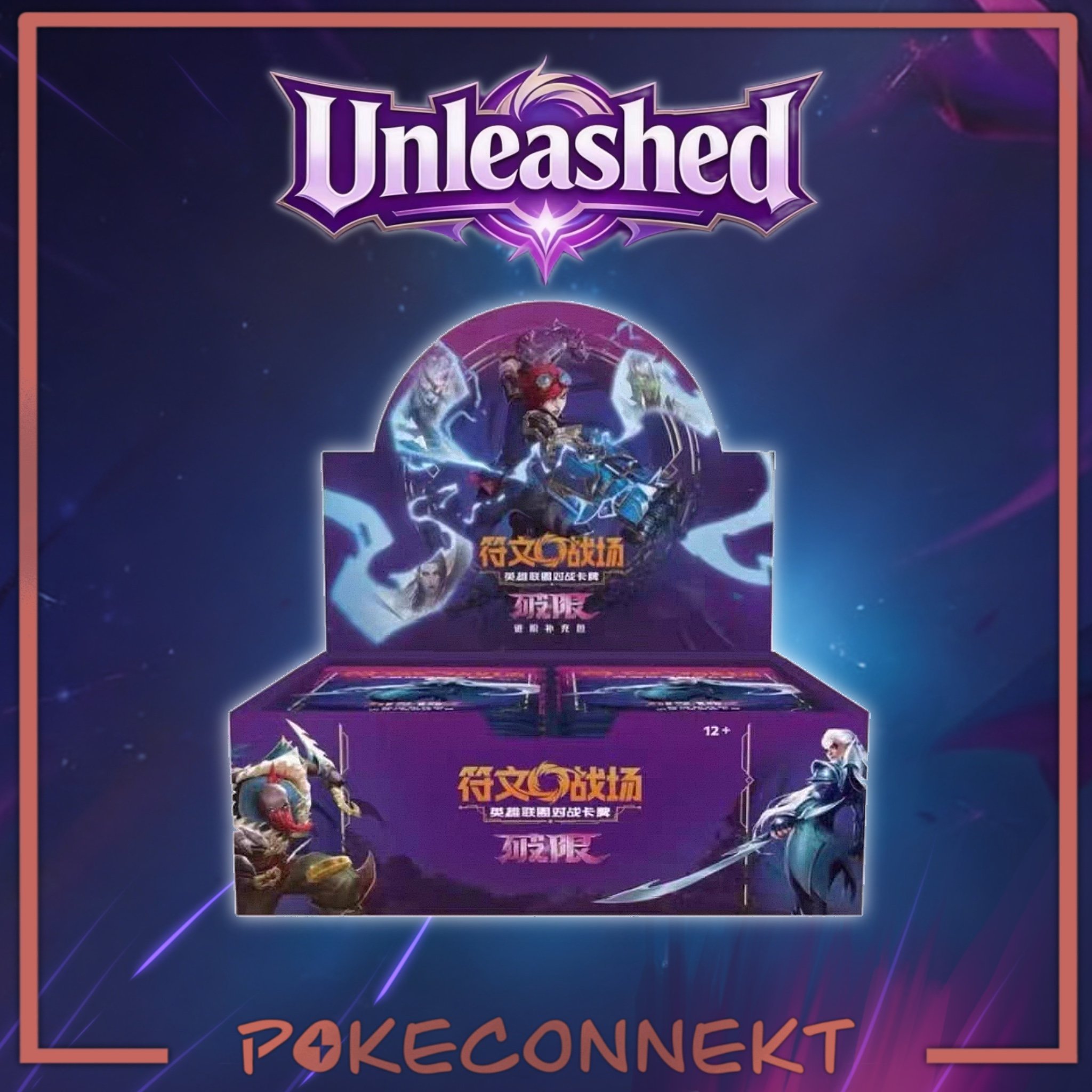 League of Legends Riftbound TCG Unleashed Sealed Booster Box (Display Case) UNL