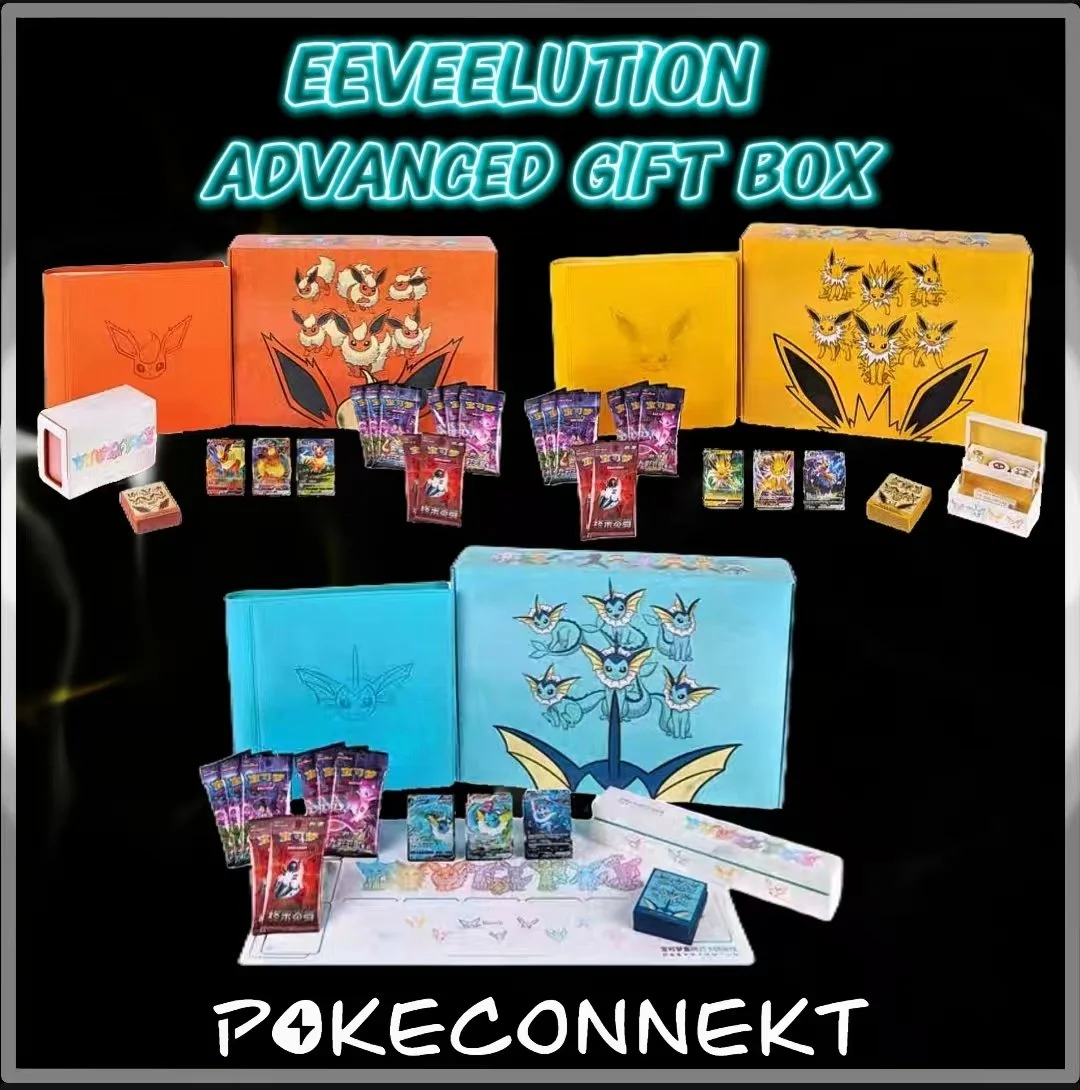 EEVEELUTION ADVANCED GIFT BOX SET (FLAREON JOLTEON VAPOREON)