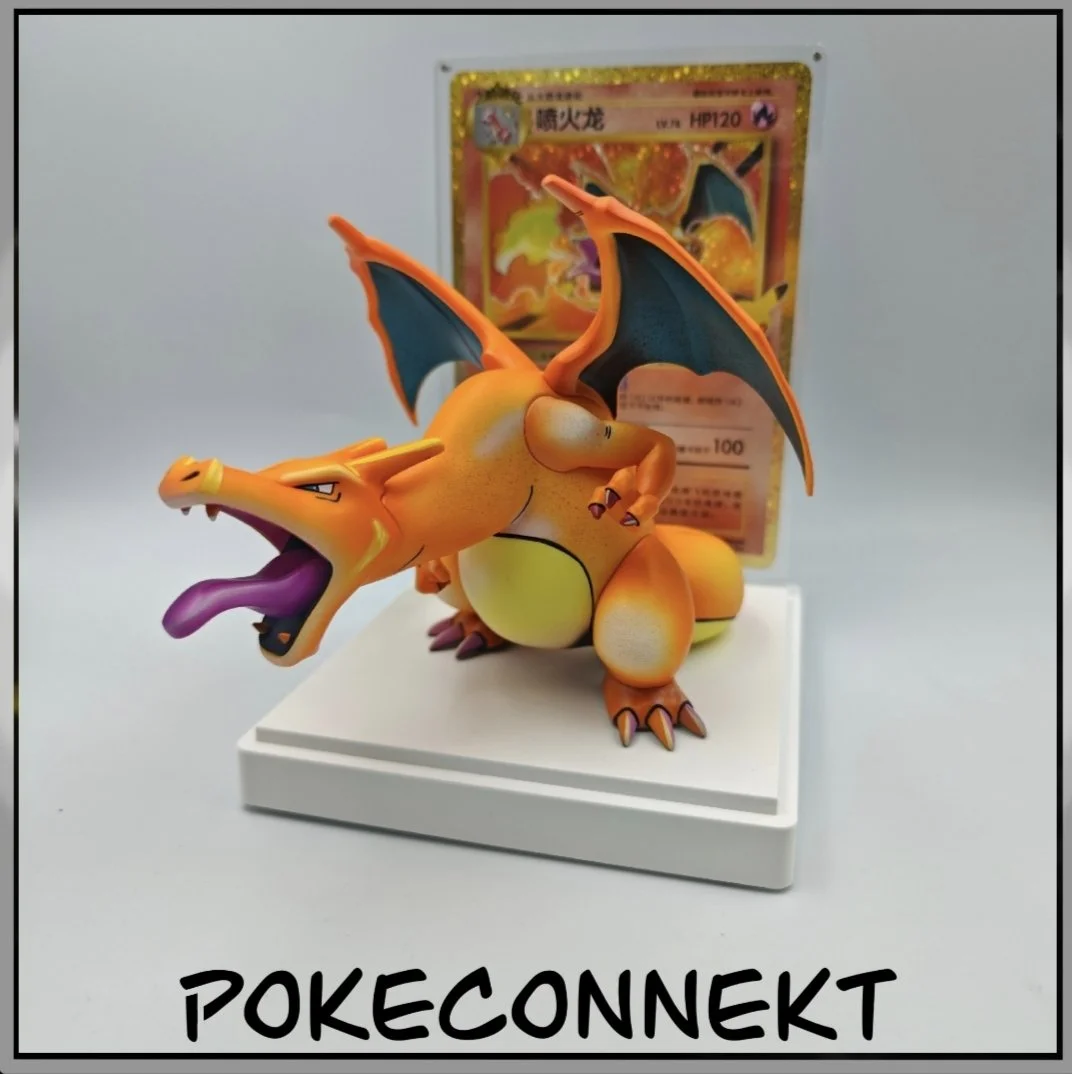 30th Anniversary Charizard Figure+ Card + Booster packs