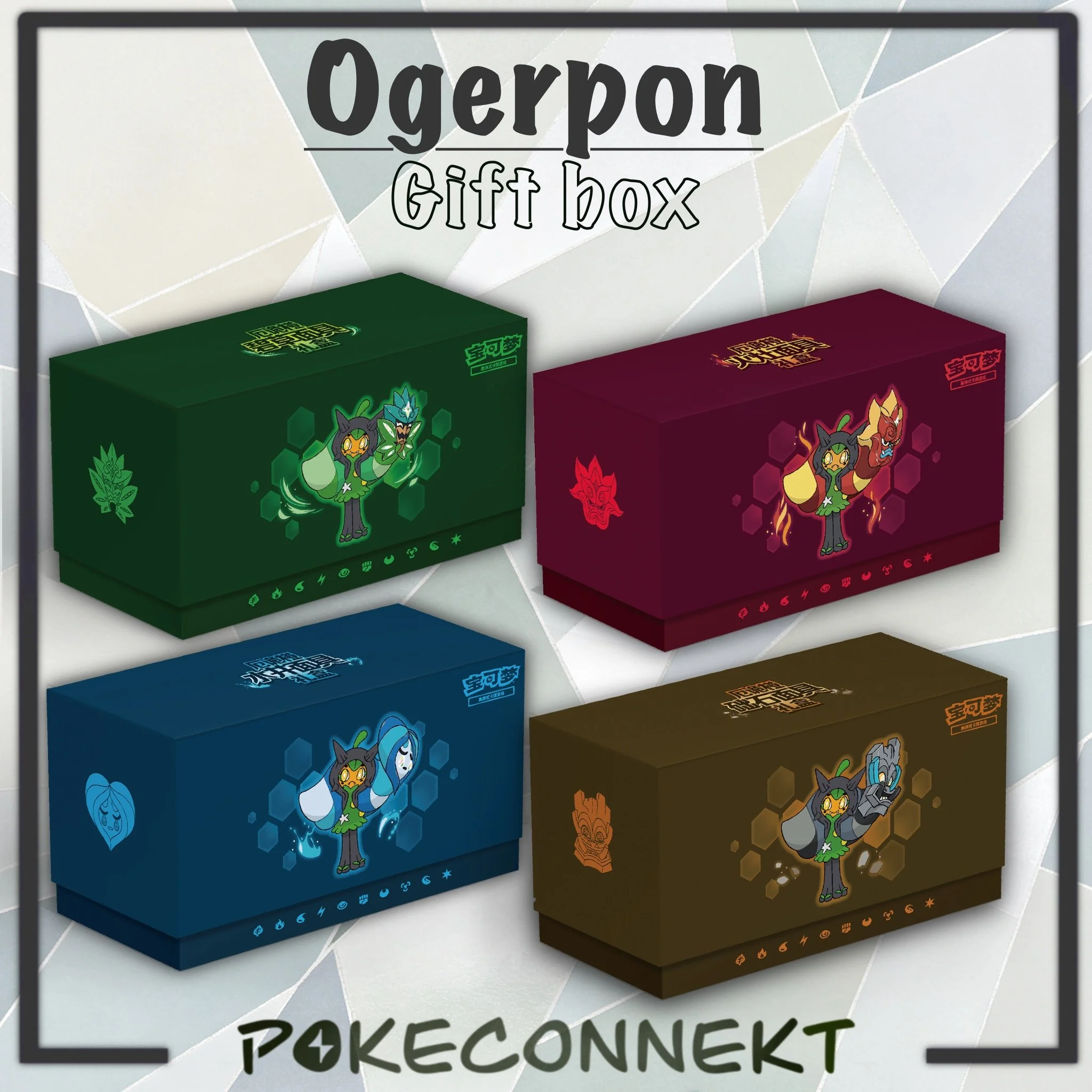 (Waitlist) Ogerpon Mask Themed Gift Box Collection (CSVNC Set) Simplified Chinese Pokémon