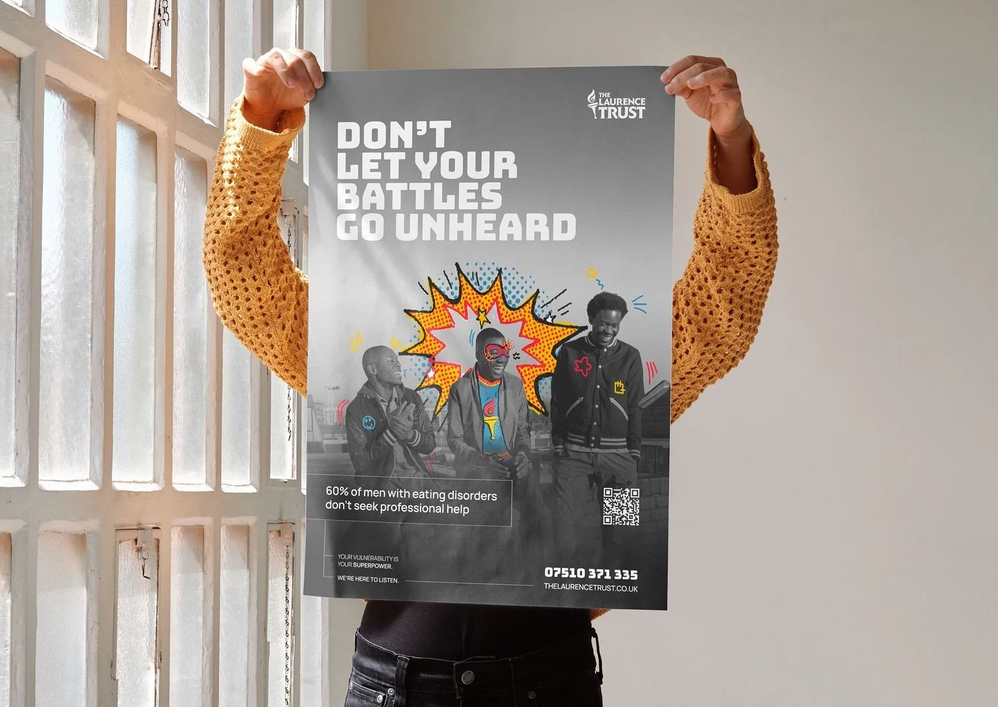 better late than never! Here is a brand campaign I worked on for the PANI advertising competition 2023 🌟

I joined up with Mammoth, and a team of Marketing and GD students to create a campaign for the Laurence Trust, advocating awareness of Men&rsqu