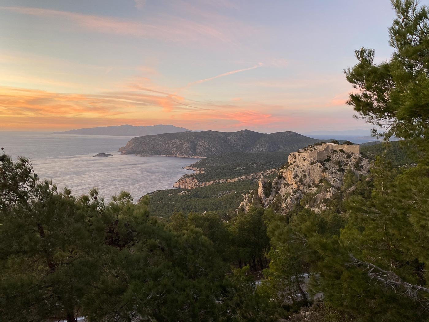 See the Sunset at Monolithos Castle