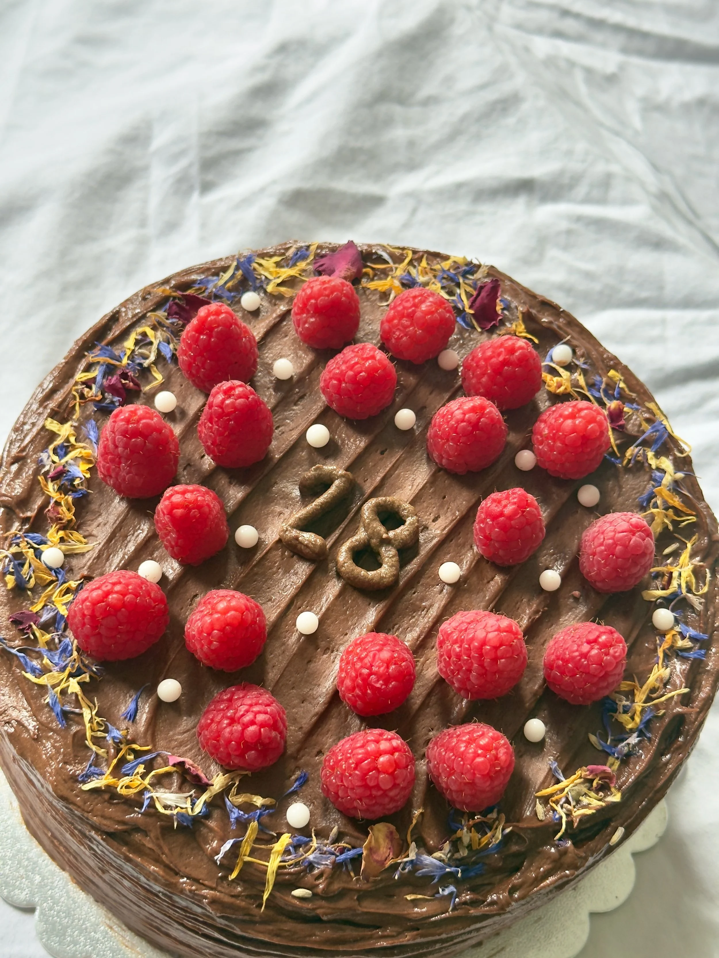 chocolate sponge + espresso chocolate mousse + salted chocolate buttercream
