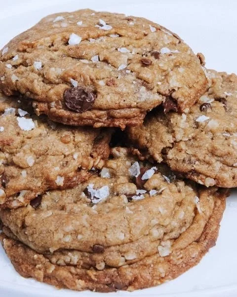 salted brown butter chocolate chip cookies