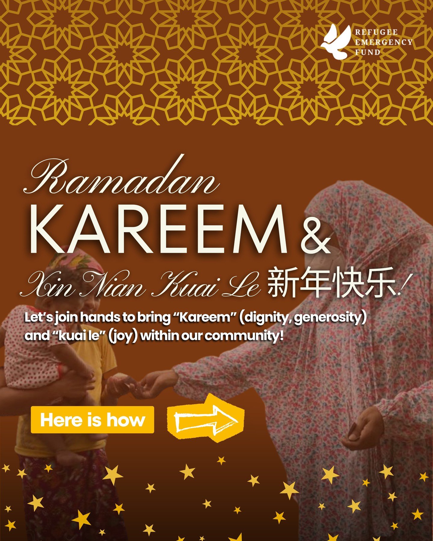 🌙🧧 REF Ramadan &amp; Chinese New Year Appeal 2026

This year, Ramadan and Chinese New Year fall in the same week, making it a rare moment where generosity, kindness, community, and reunions come together.

Let&rsquo;s bring Kareem (dignity &amp; ge